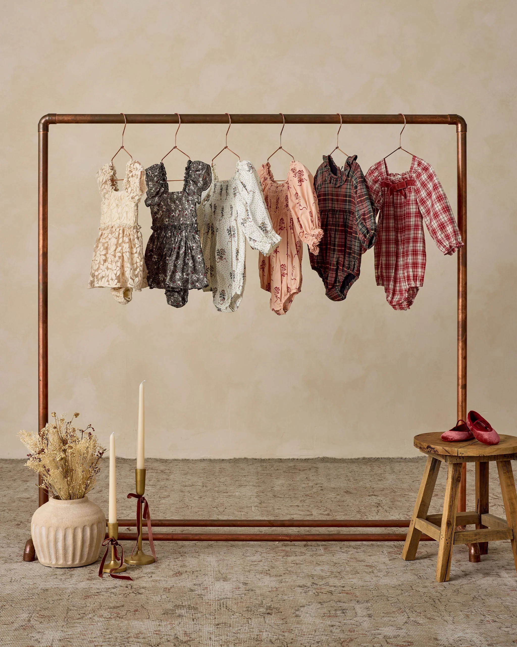 Adeline Romper | Winter Tartan - Image 5