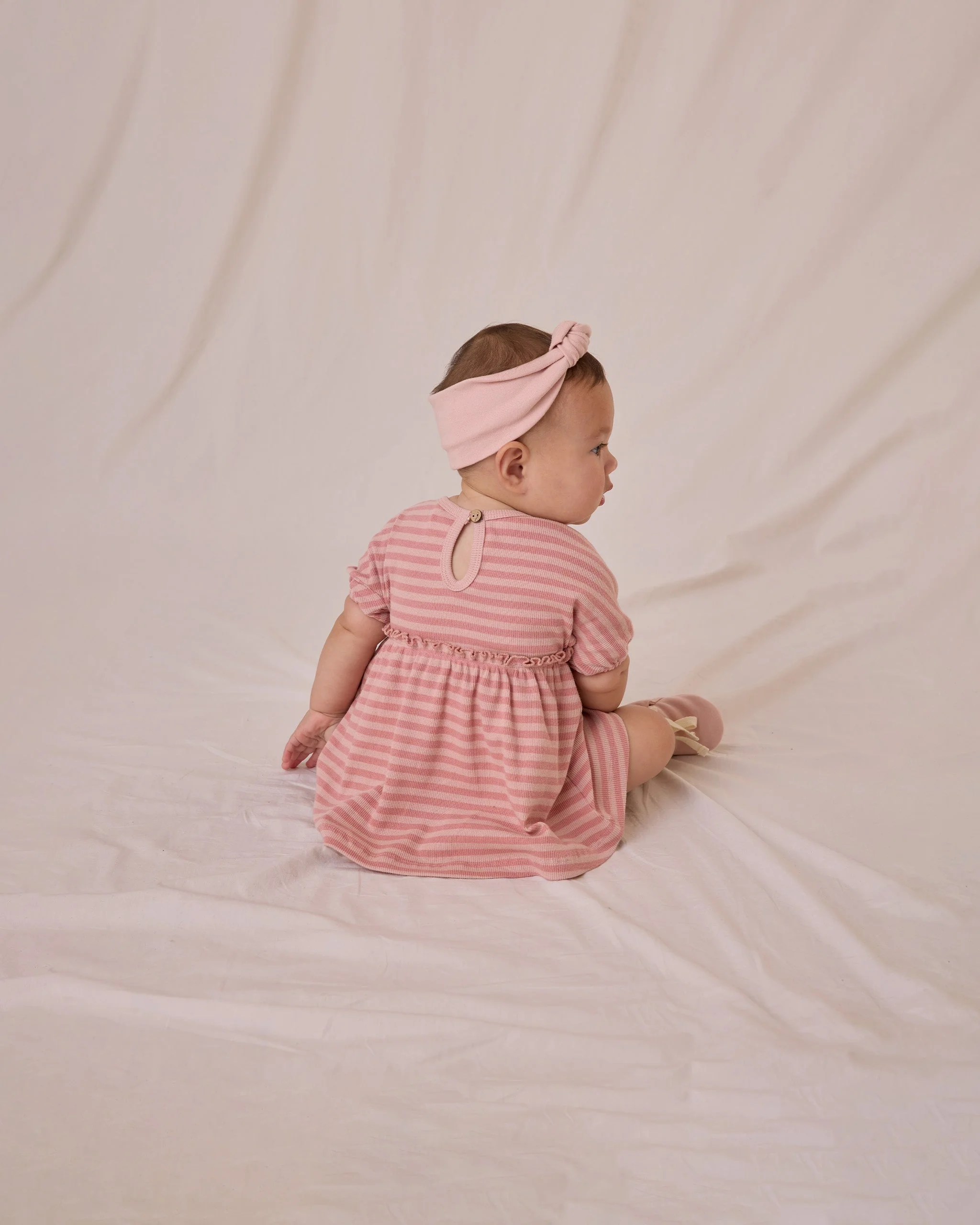 Annie Dress || Pink Stripe - Image 4