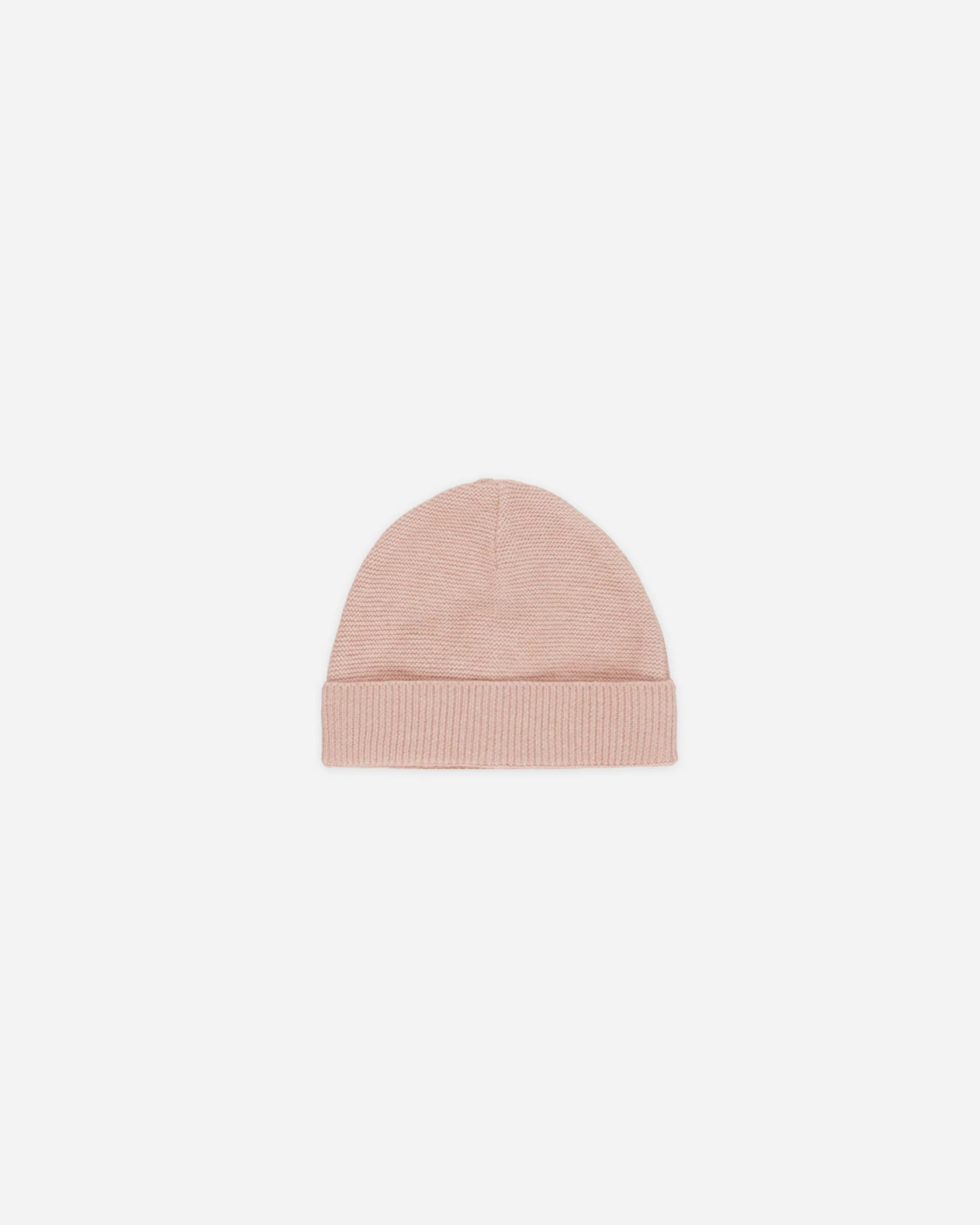 Baby Beanie || Heathered Rose