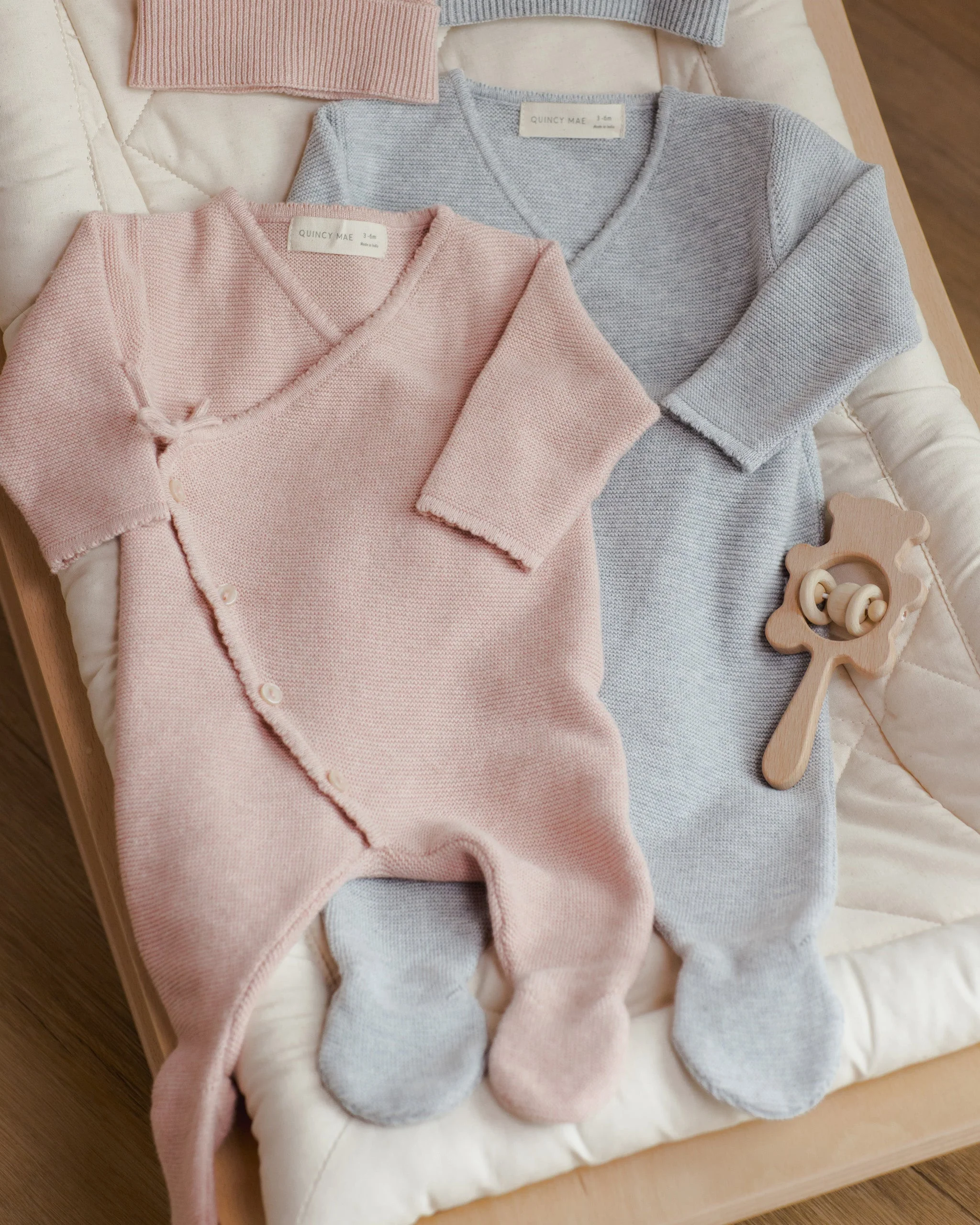 Baby Beanie || Heathered Rose - Image 5