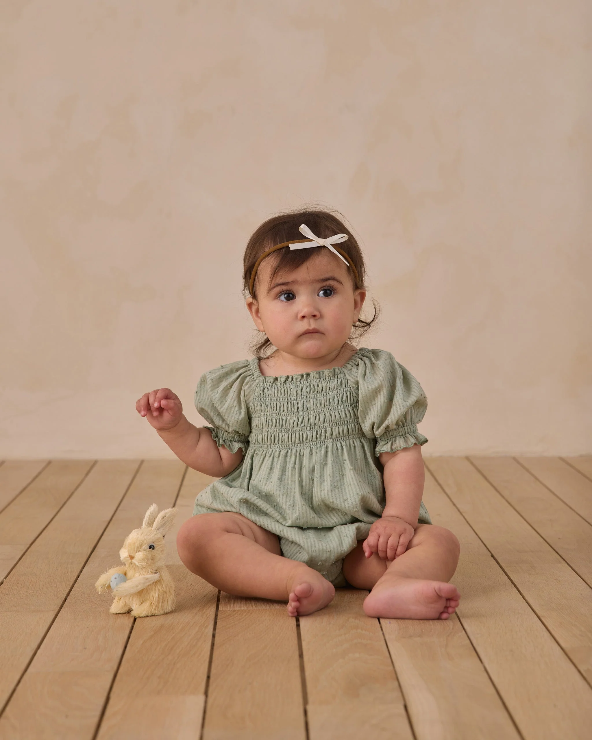 Baby Bow Headband Lemon, Natural, Lavender - Image 4