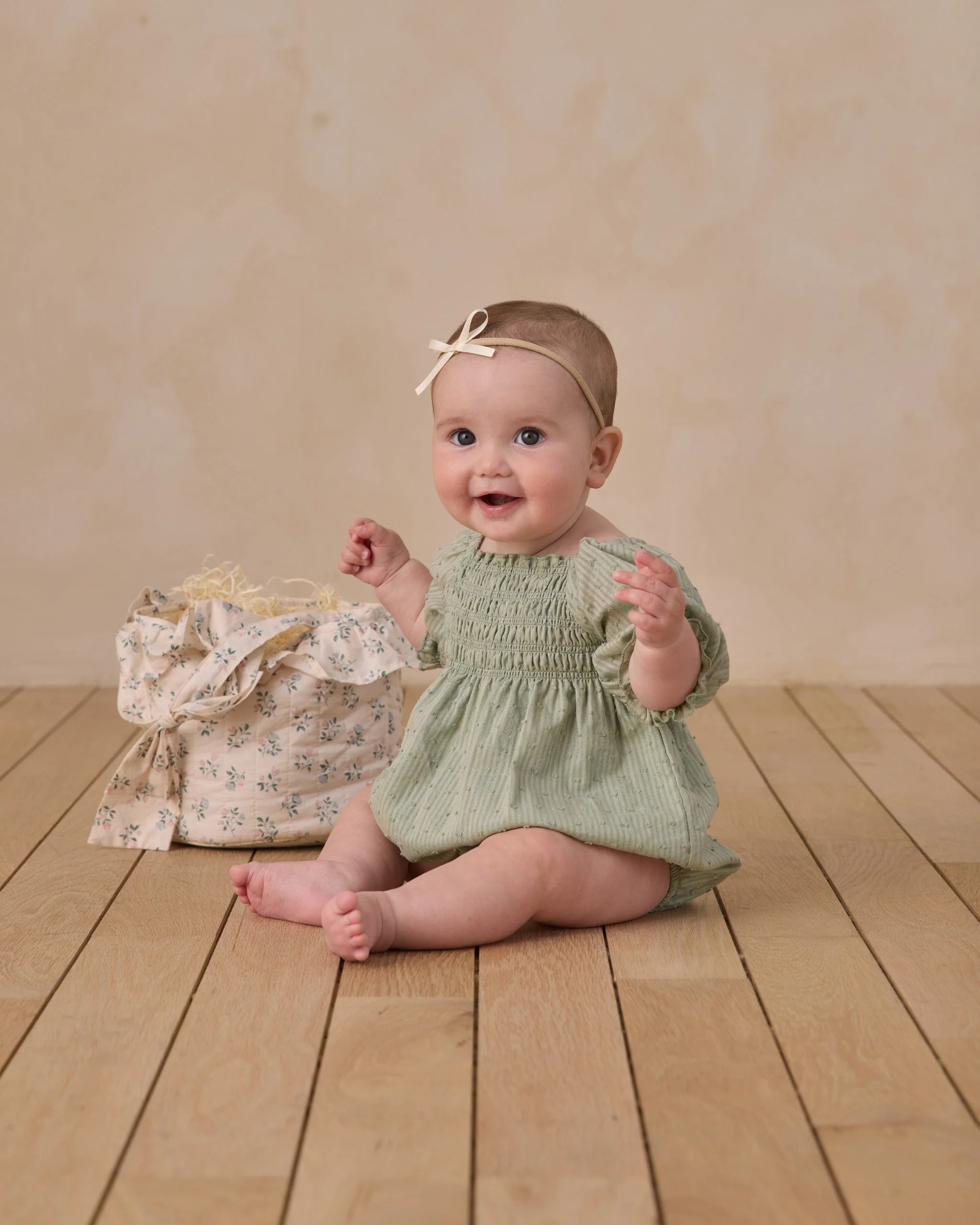 Baby Bow Headband Lemon, Natural, Lavender - Image 7