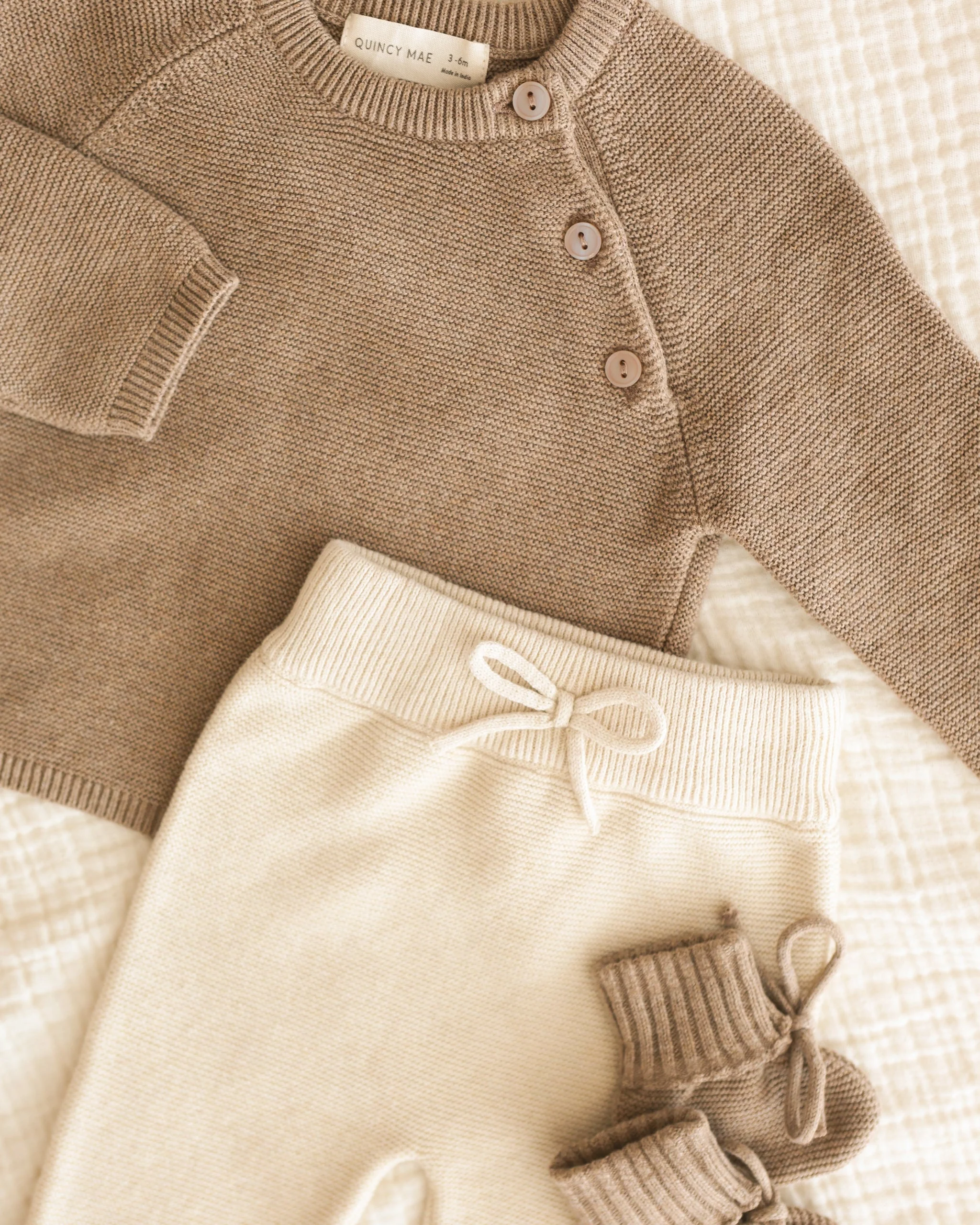 Bailey Knit Sweater || Heathered Mocha - Image 5