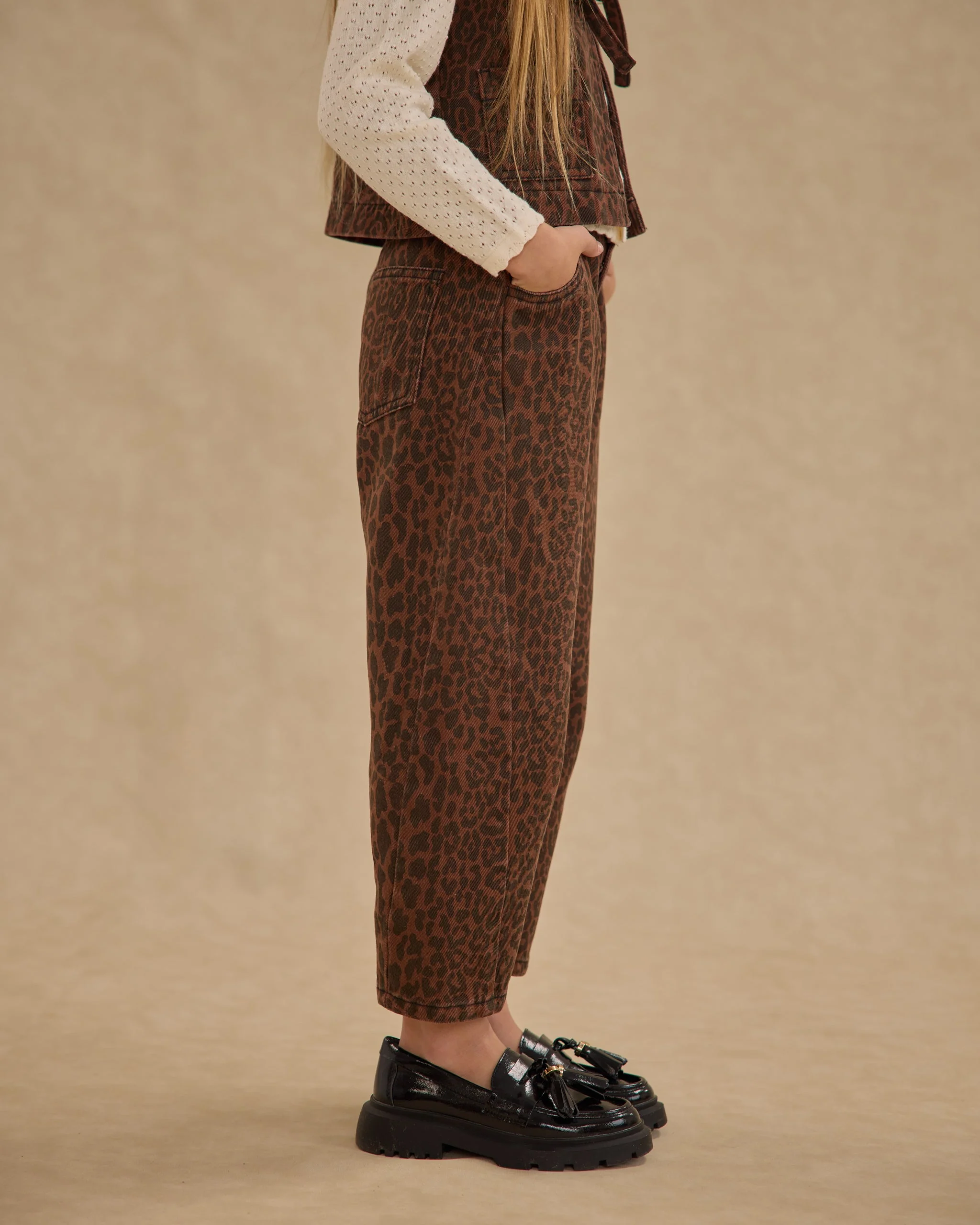 Barrel Pant || Leopard - Image 5