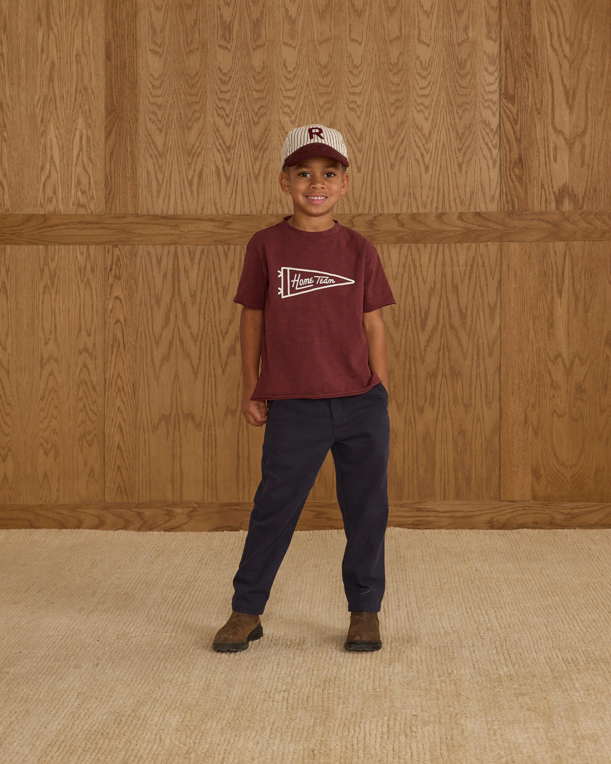 Baseball Hat || Navy Pinstripe - Image 2
