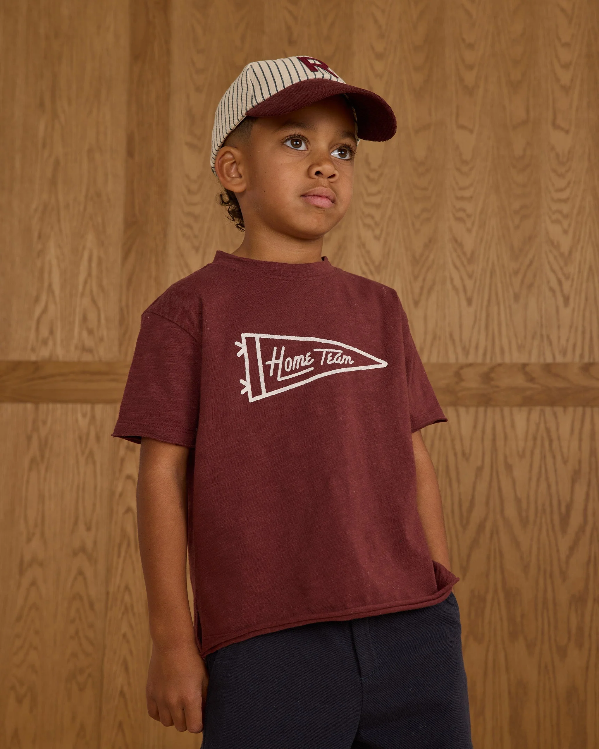 Baseball Hat || Navy Pinstripe - Image 3