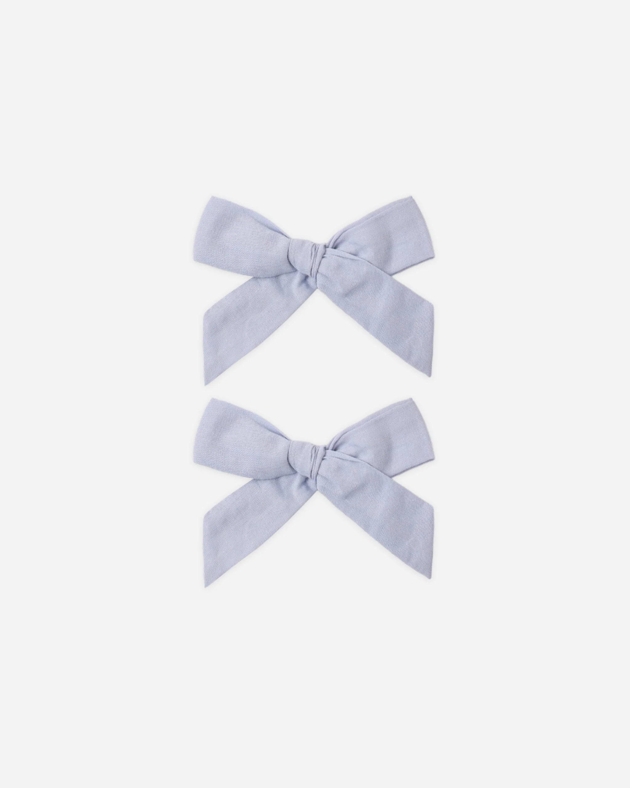 Bows, Set Of 2 Periwinkle