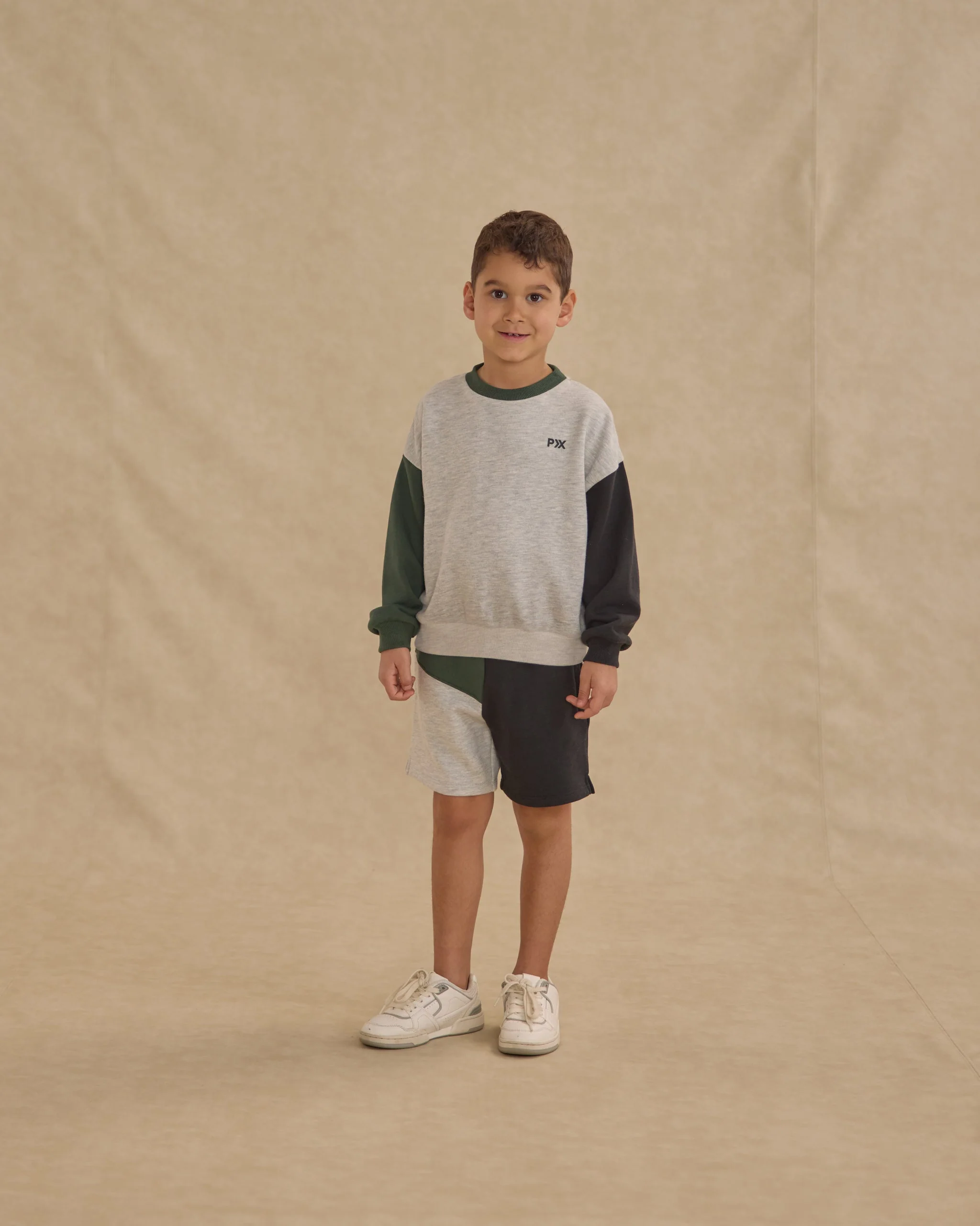 Boxing Short || Heathered Ash - Image 2