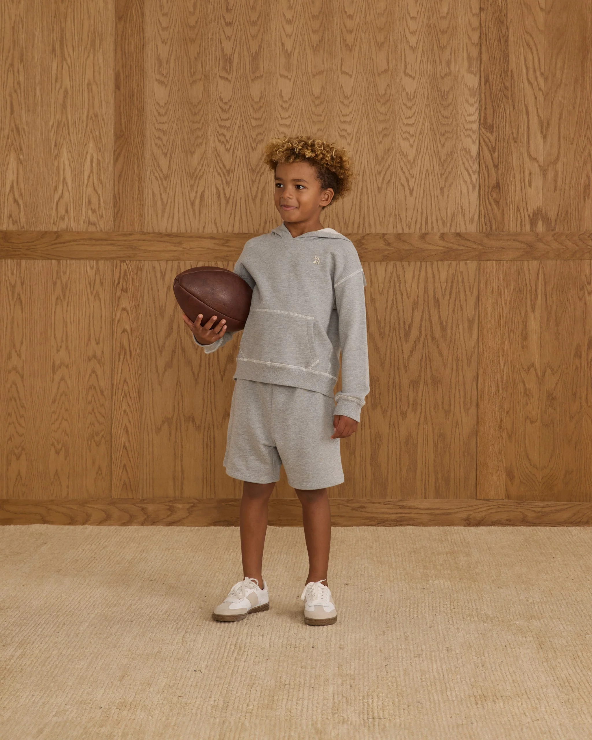 Boxing Short || Heathered Grey - Image 3