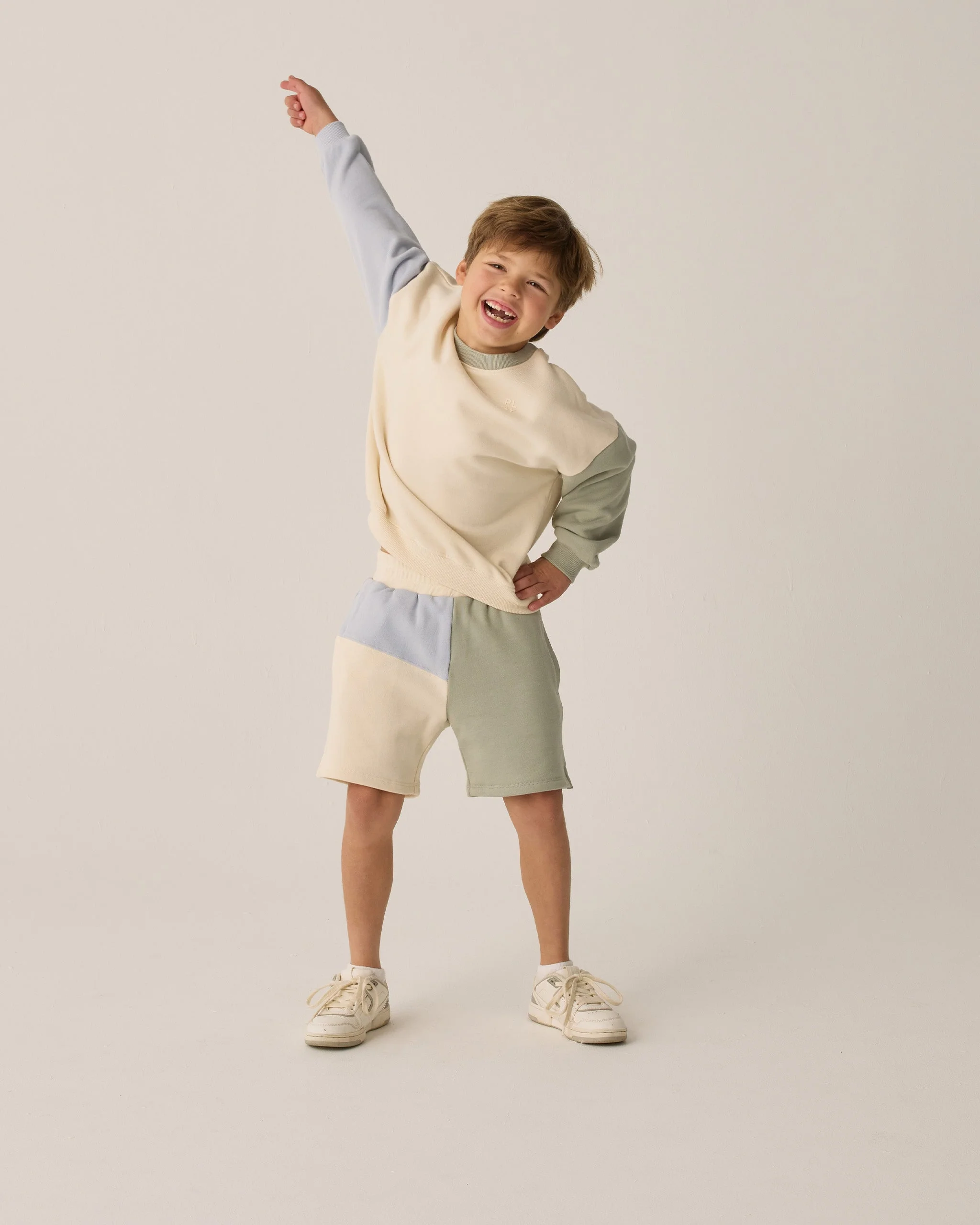 Boxing Short || Sage Color Block - Image 2