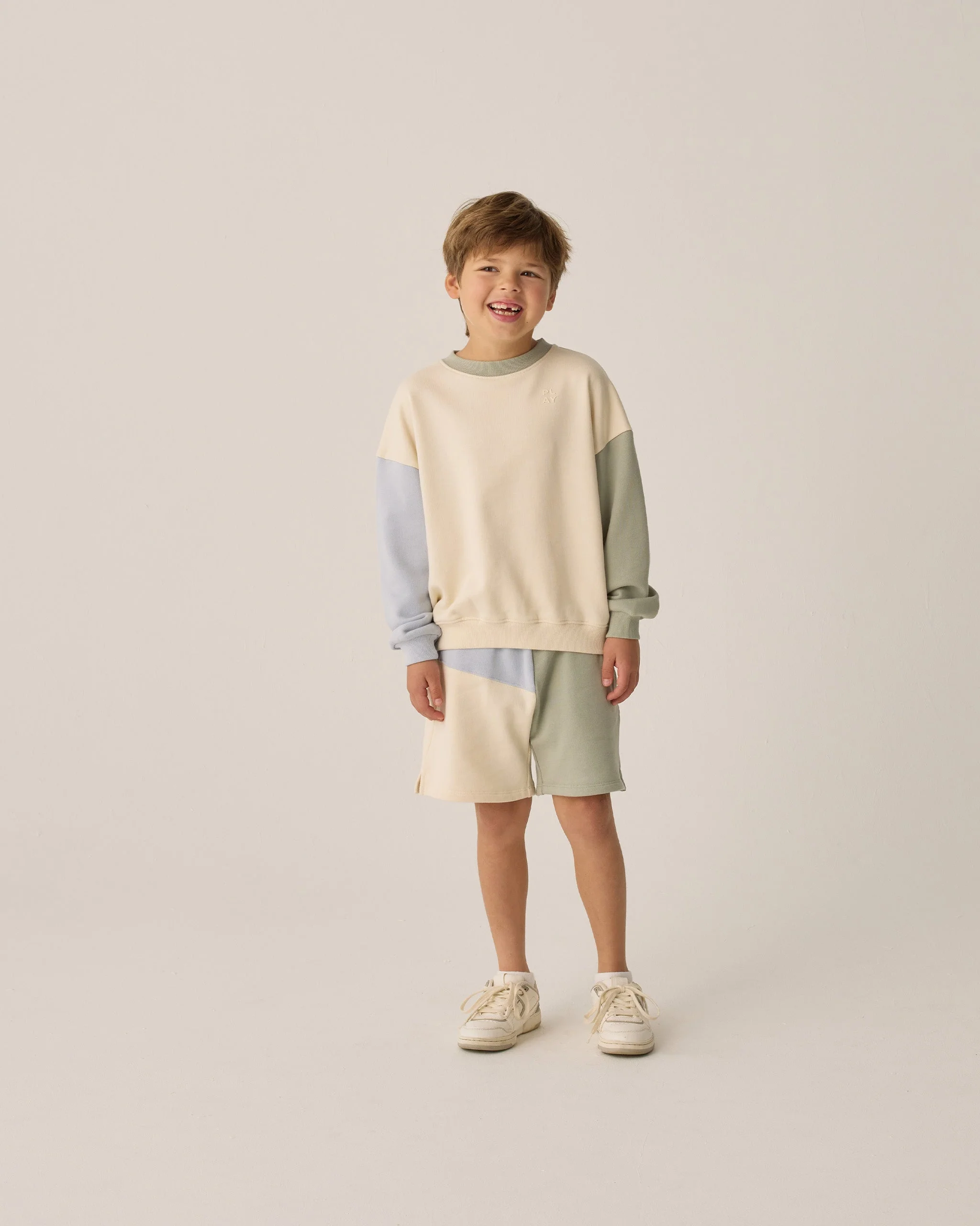Boxing Short || Sage Color Block - Image 5