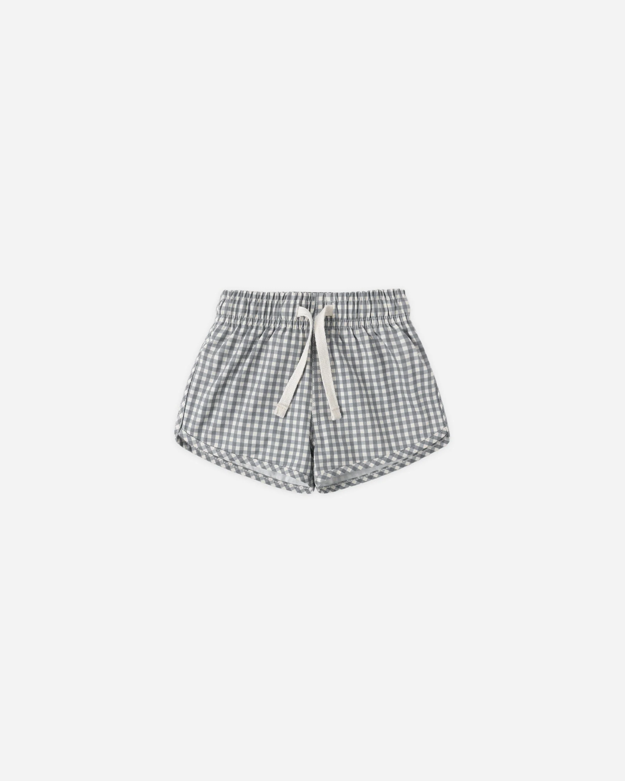 Boys Swim Short Ocean Gingham
