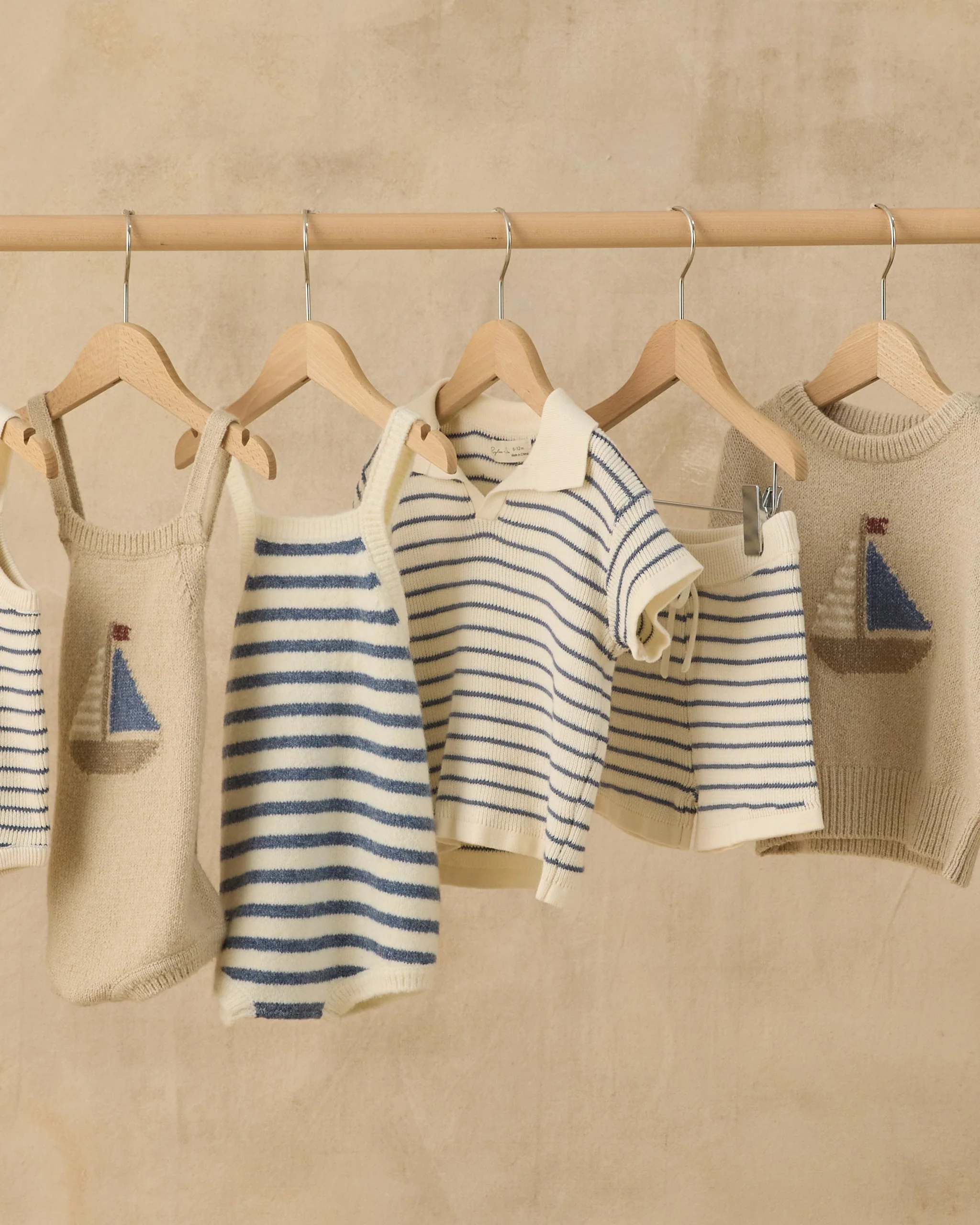 Chandler Knit Polo Marine Stripe - Image 5