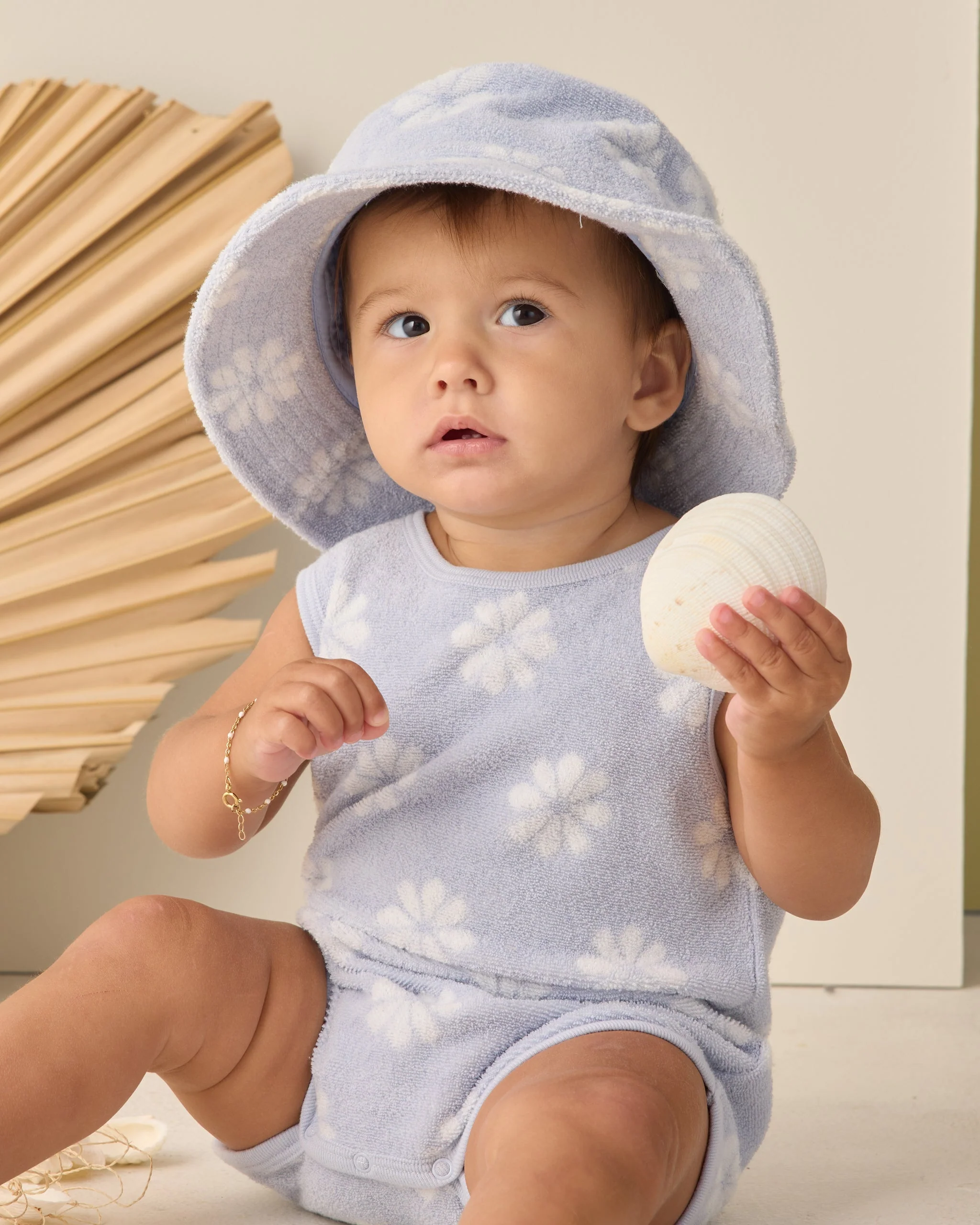 Cinch Playsuit Periwinkle Daisy - Image 3