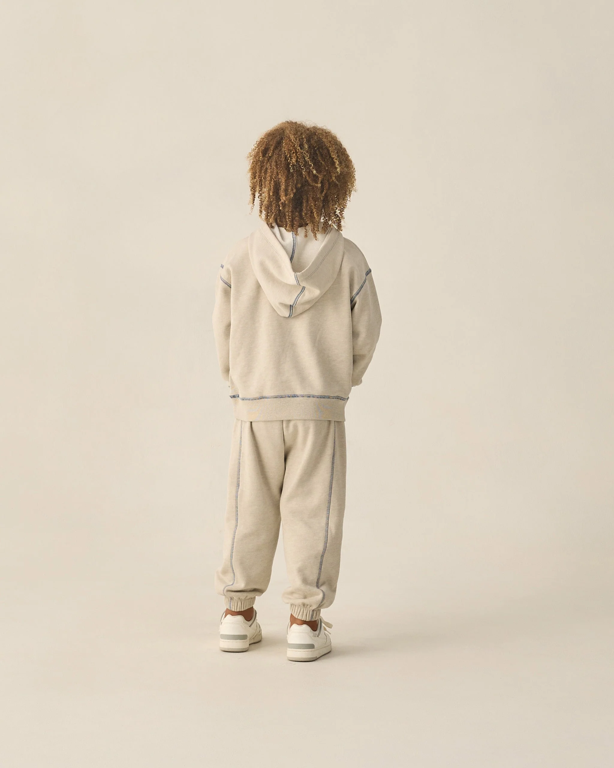 Coast Hoodie Heathered Oatmeal - Image 3