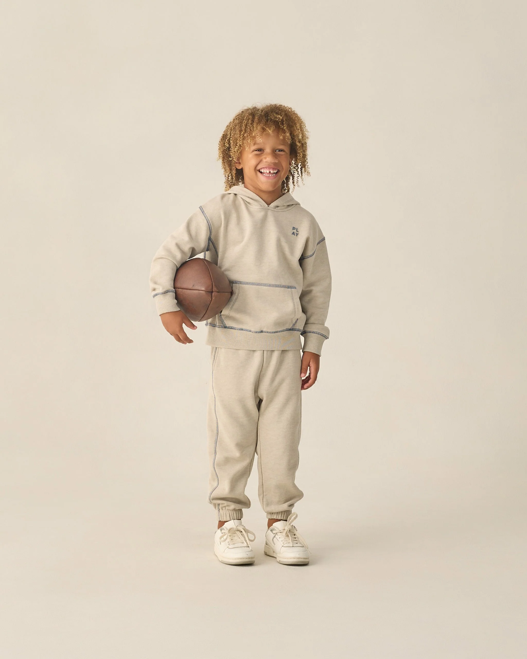Coast Hoodie Heathered Oatmeal - Image 4