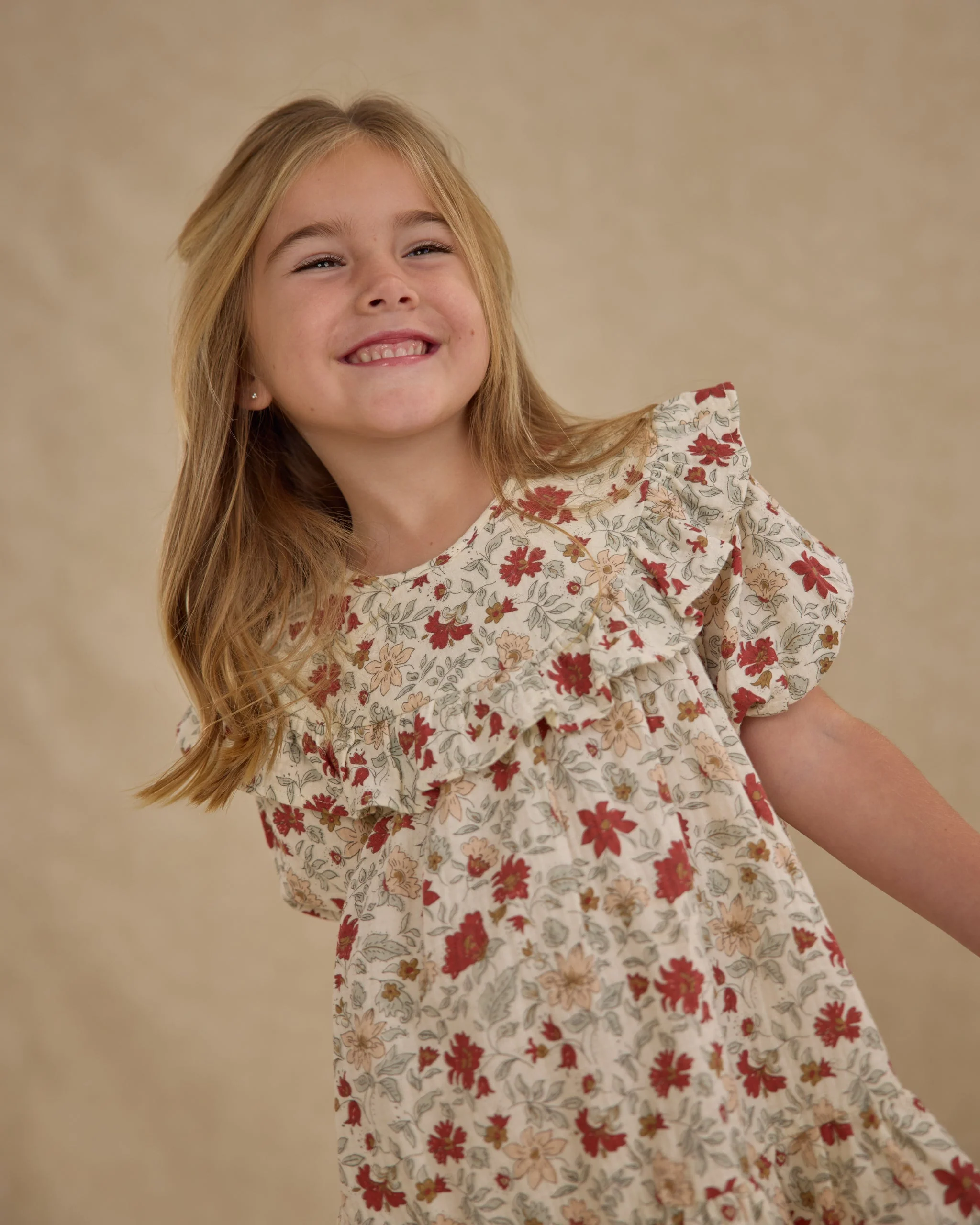 Cordelia Dress || Holiday Floral - Image 4