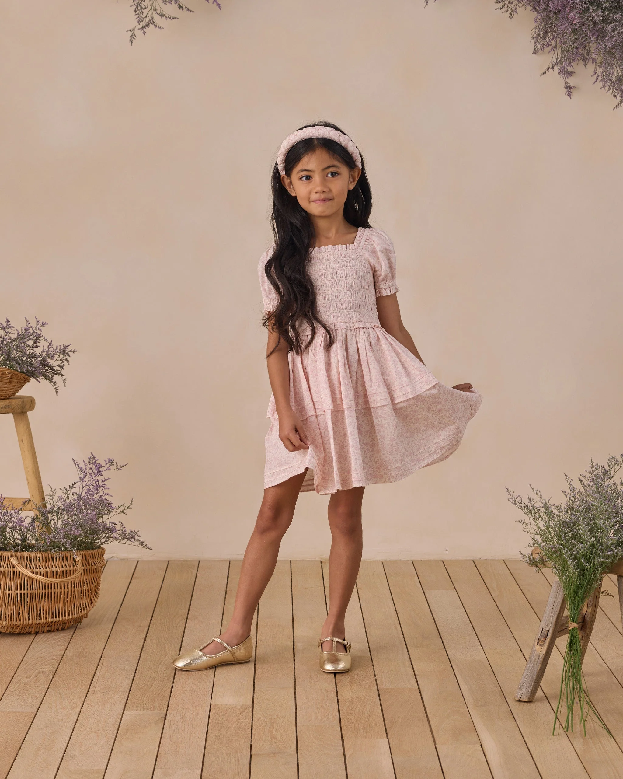Cosette Dress Lavender Floral - Image 4