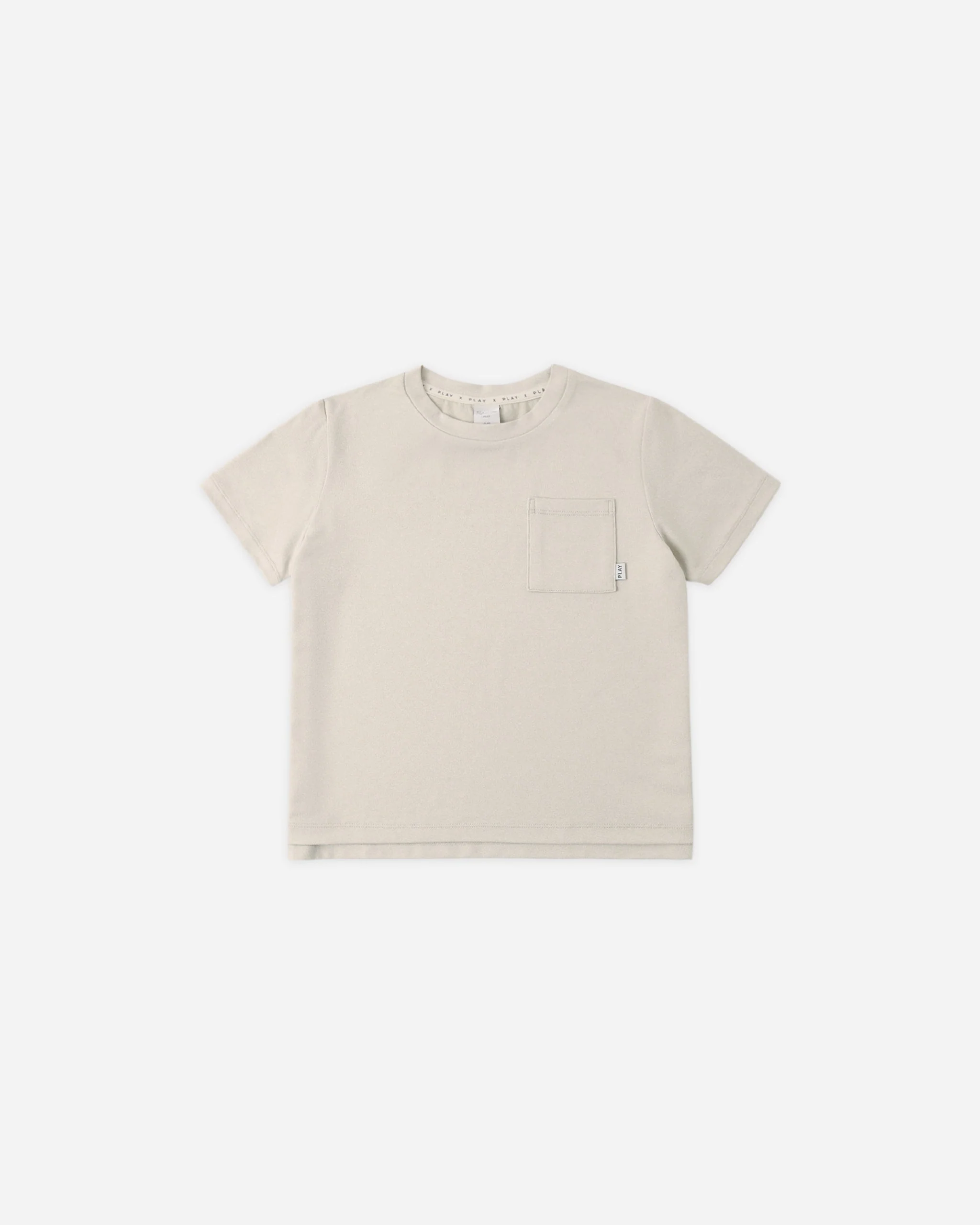 Cove Essential Pocket Tee Heathered Pebble