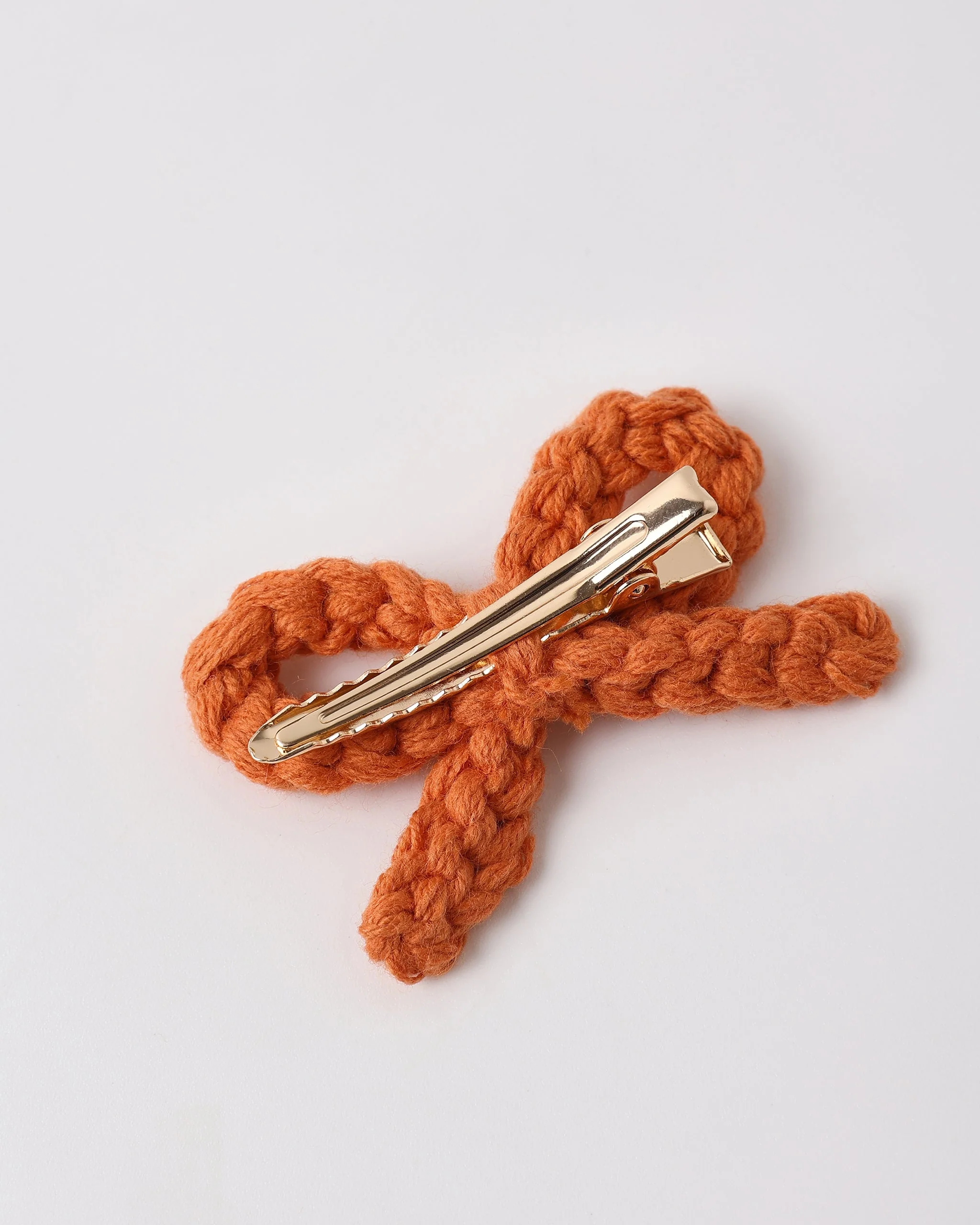 Crochet Bow Clips Poppy - Image 6