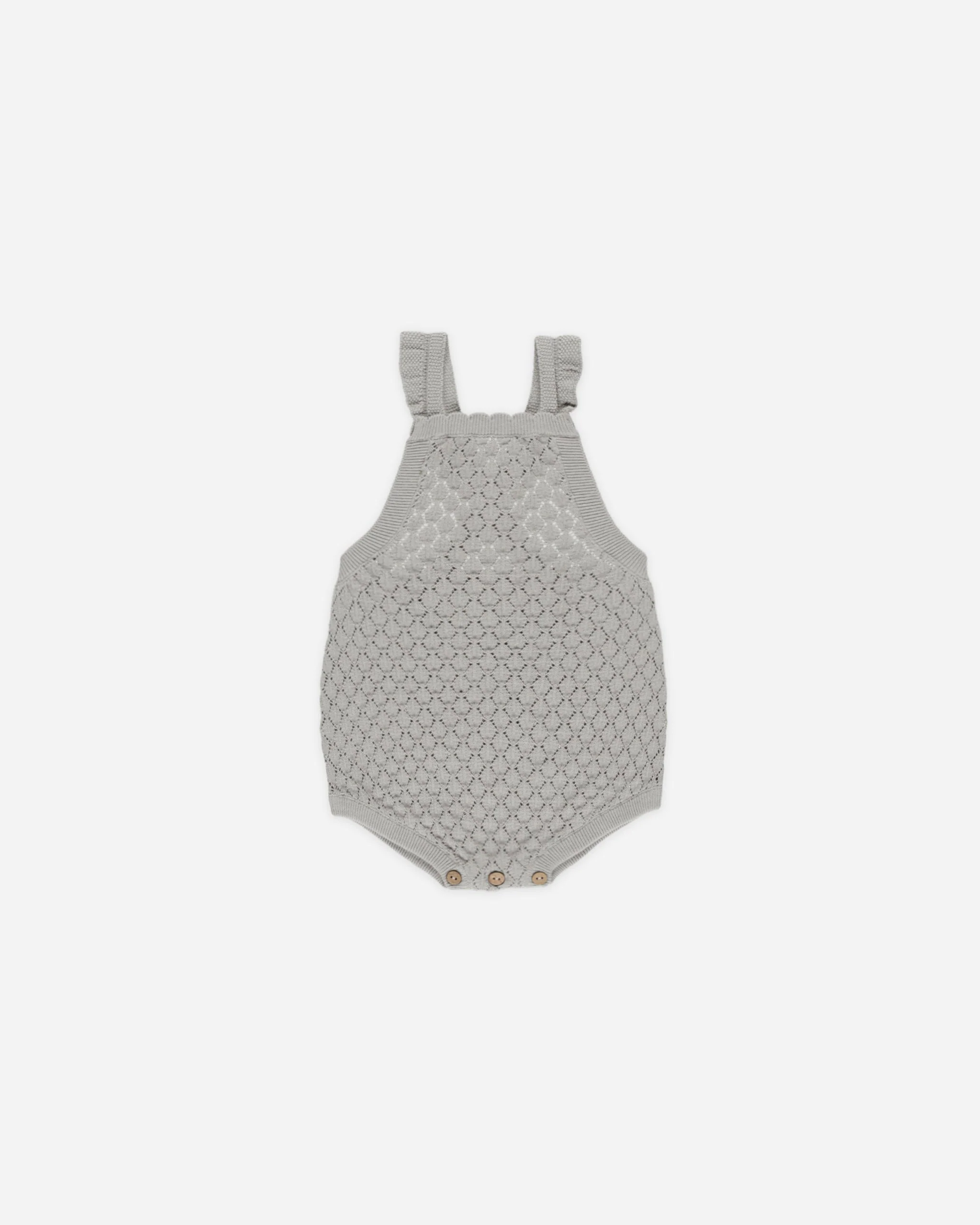 Crochet Romper || Seafoam