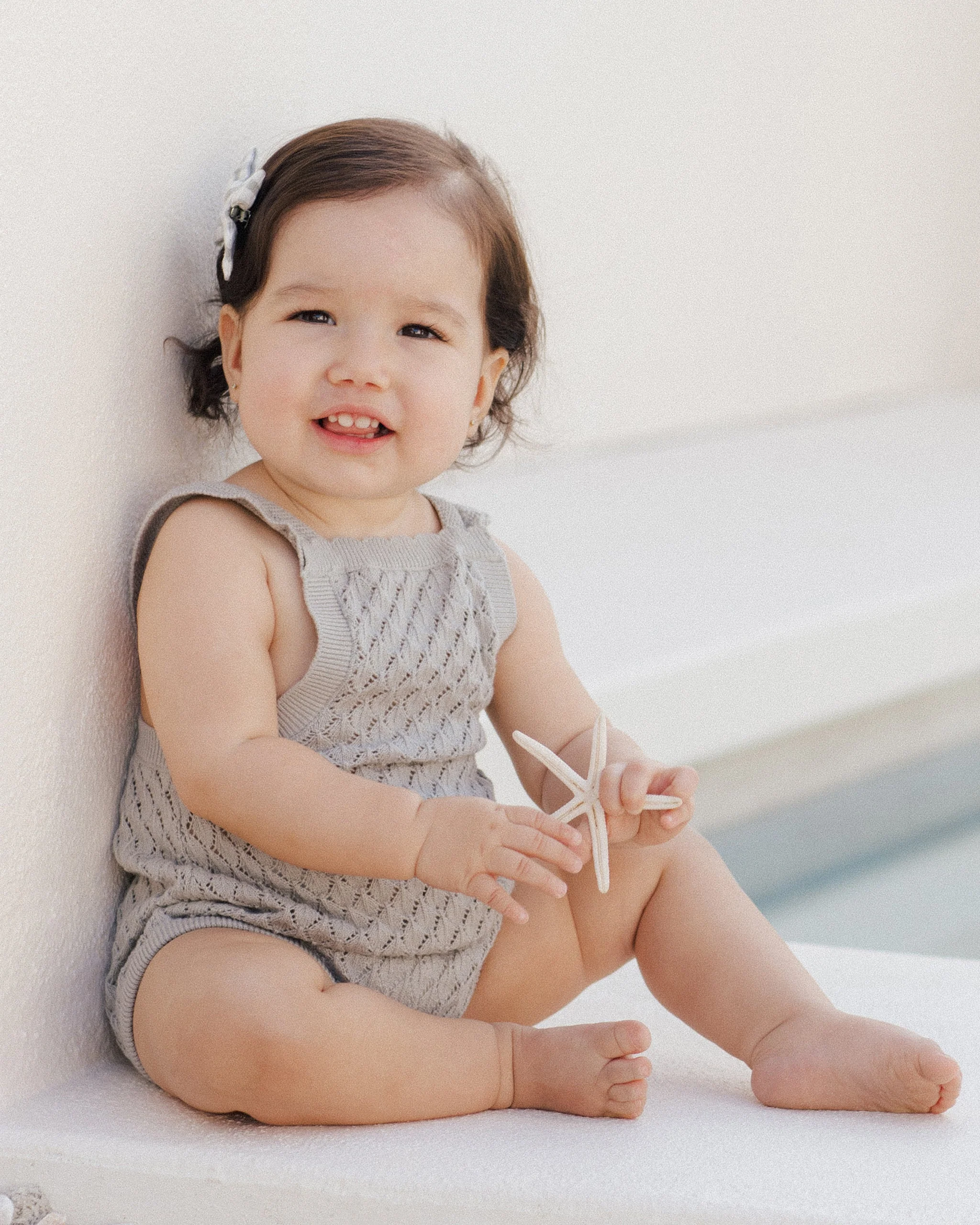 Crochet Romper || Seafoam - Image 4