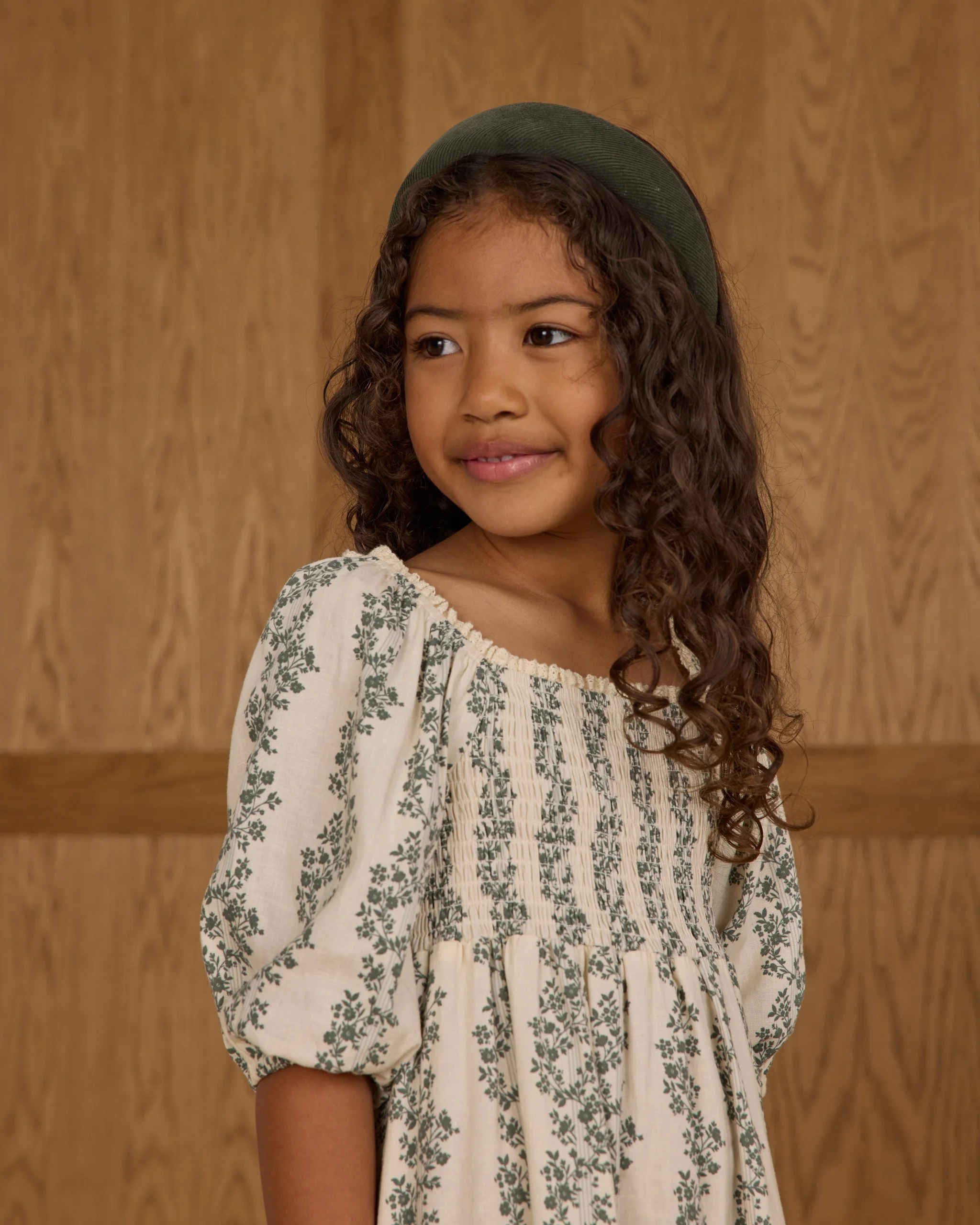 Della Dress || Green Vines - Image 3