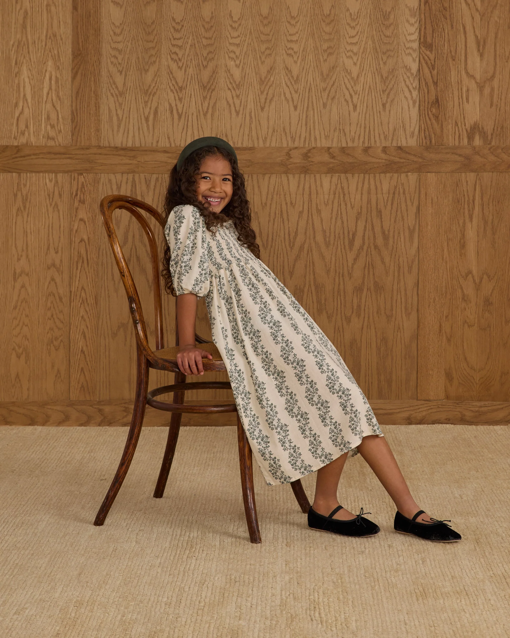 Della Dress || Green Vines - Image 4