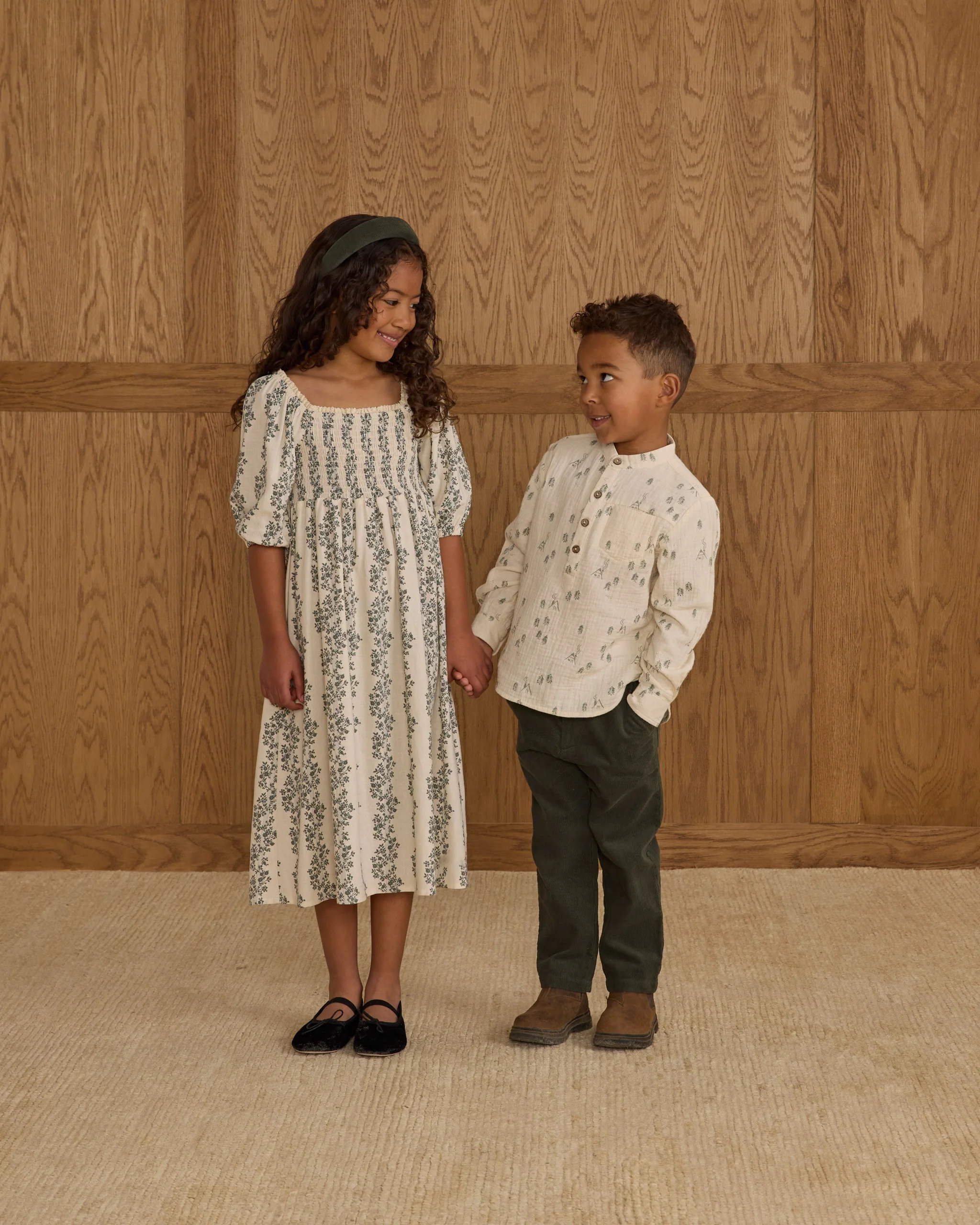 Della Dress || Green Vines - Image 5