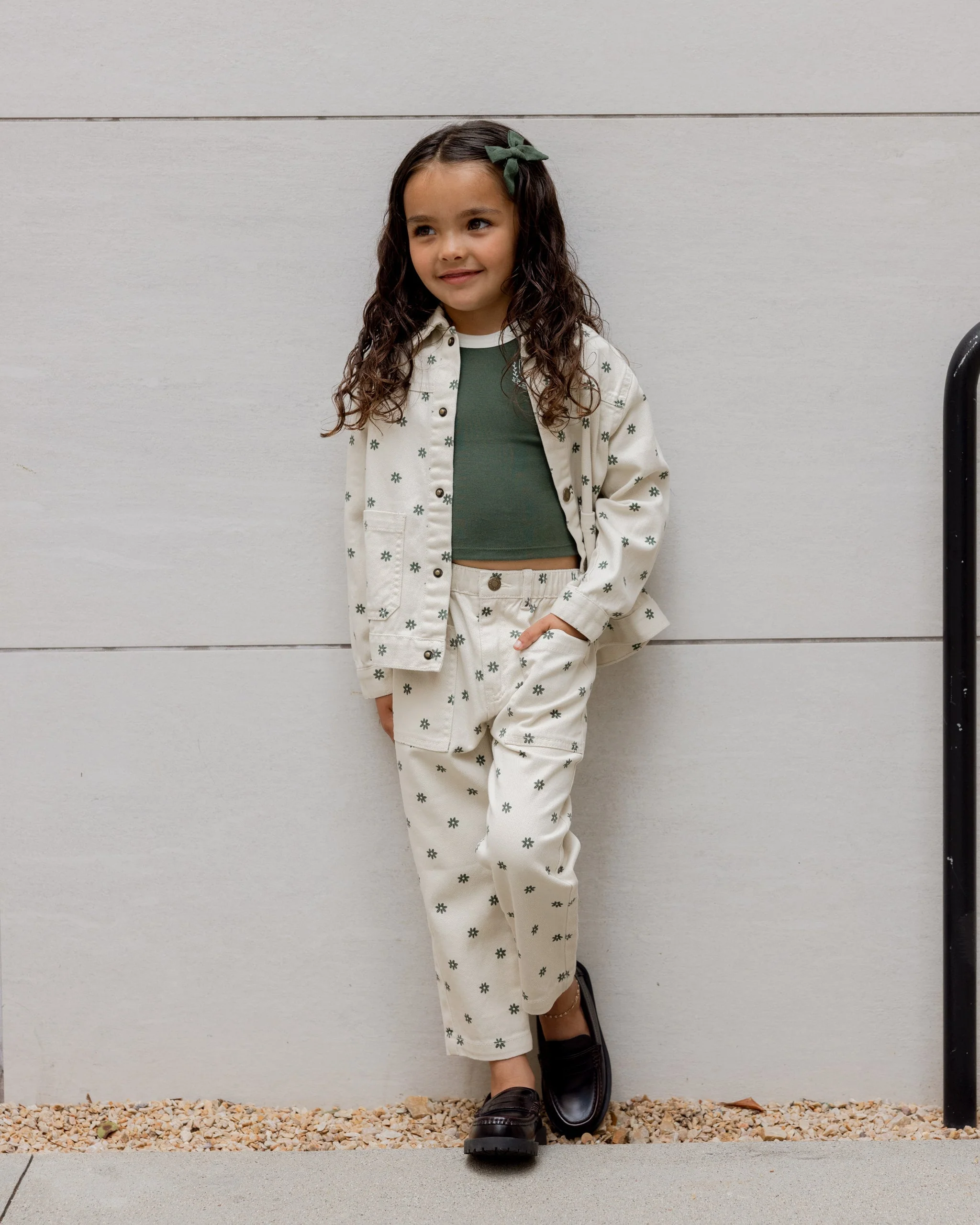 Denim Chore Coat || Mini Daisy - Image 3