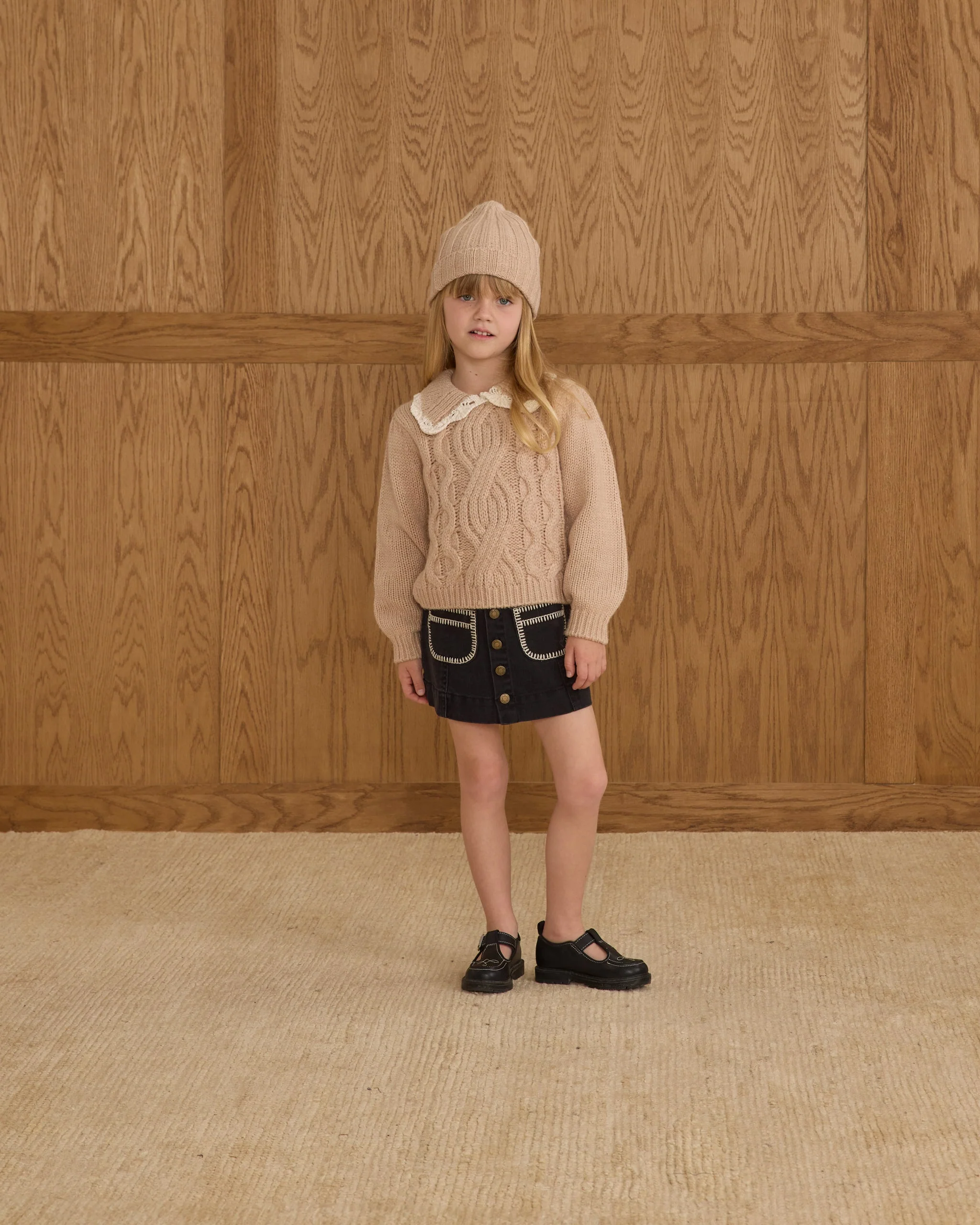 Denver Mini Skirt || Washed Black - Image 6