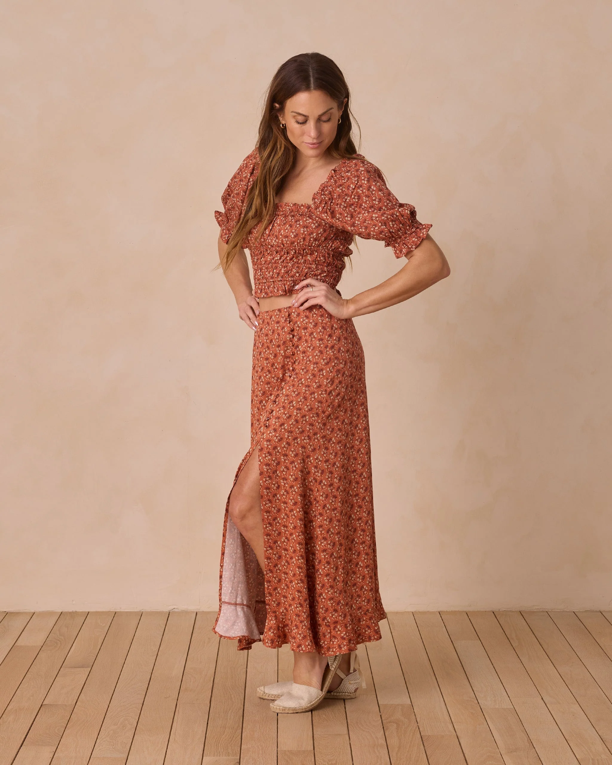 Enya Top || Red Floral - Image 4