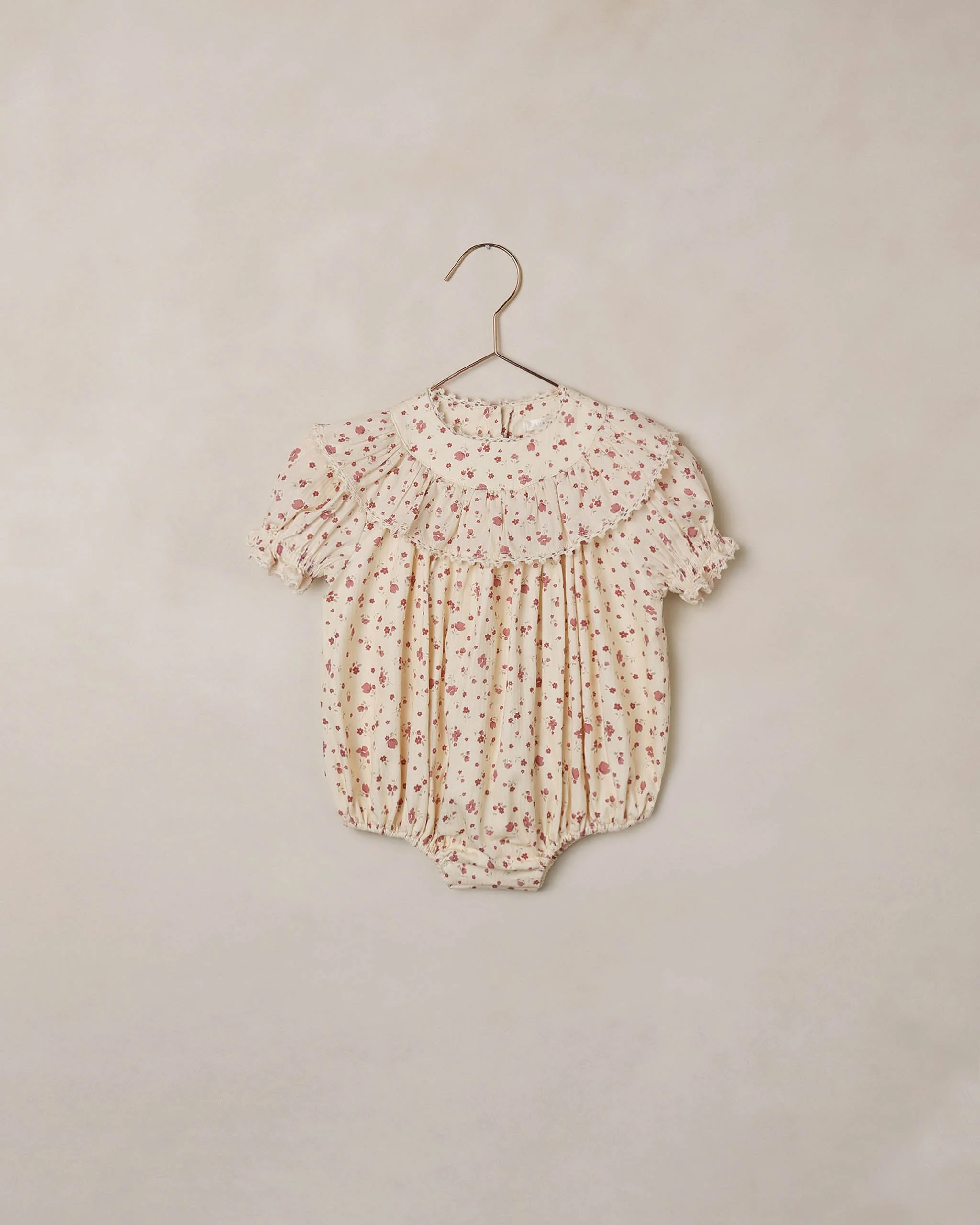 Eva Romper Red Floral