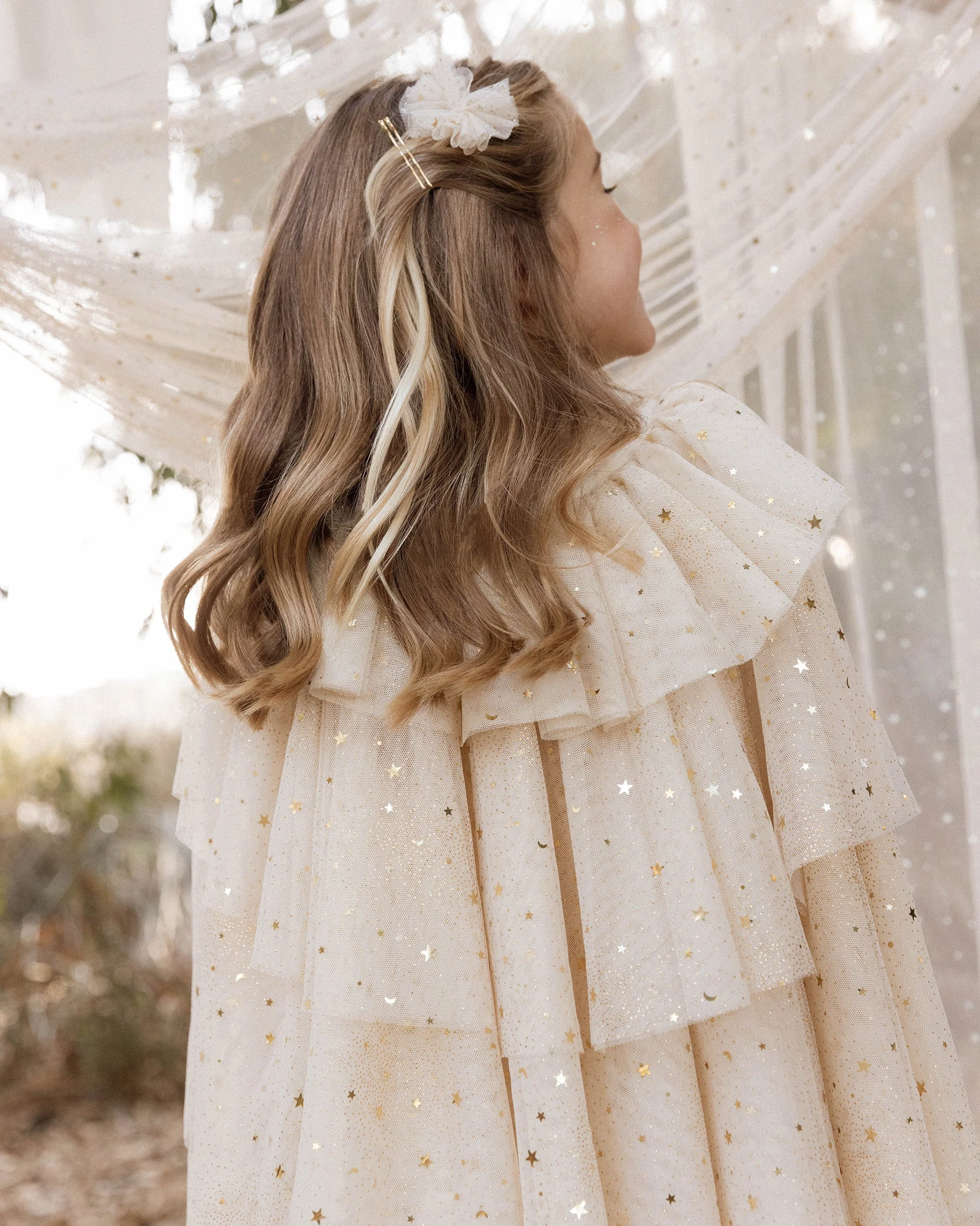 Flutter Tulle Clips | Champagne Stars - Image 5