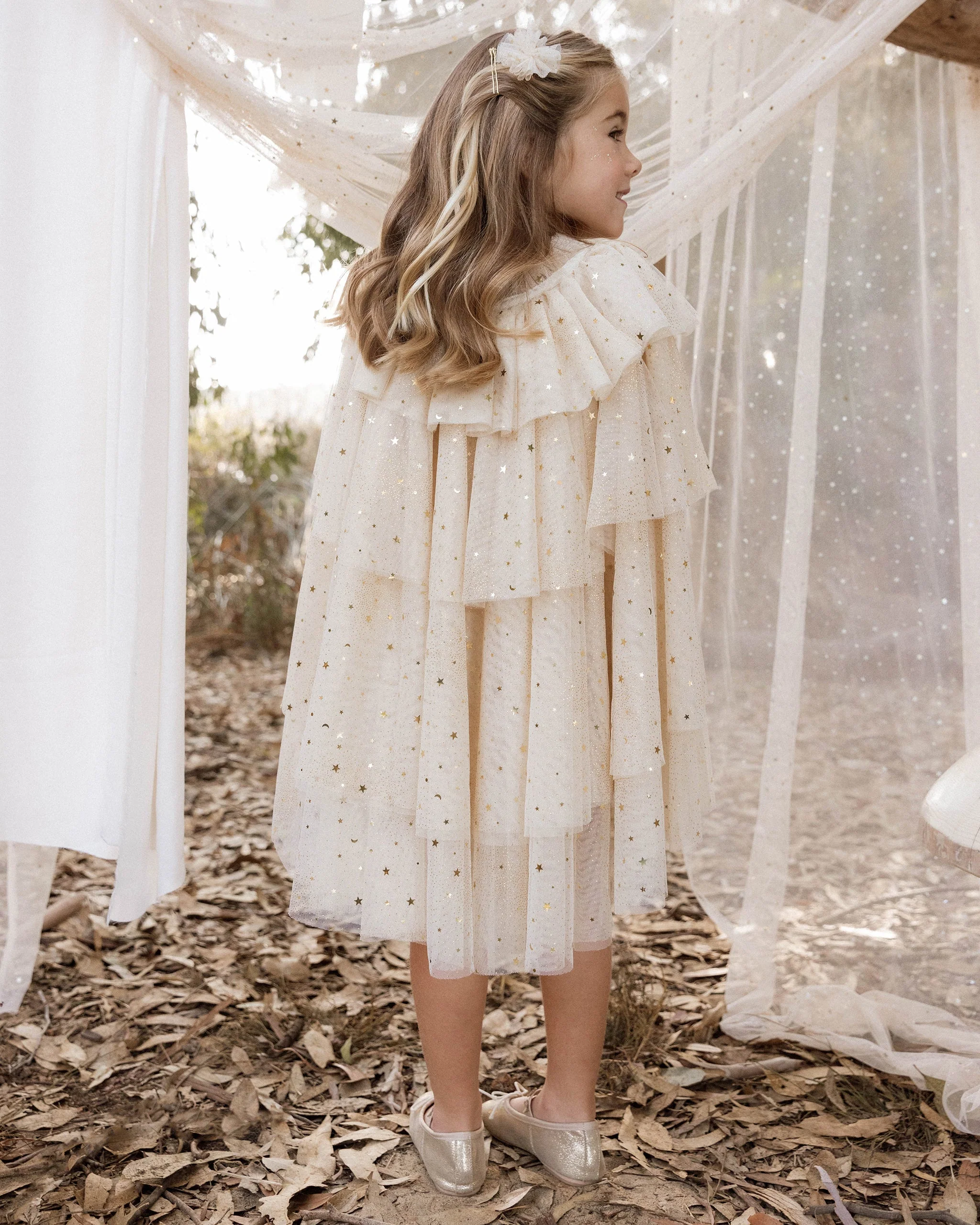 Flutter Tulle Clips | Champagne Stars - Image 6