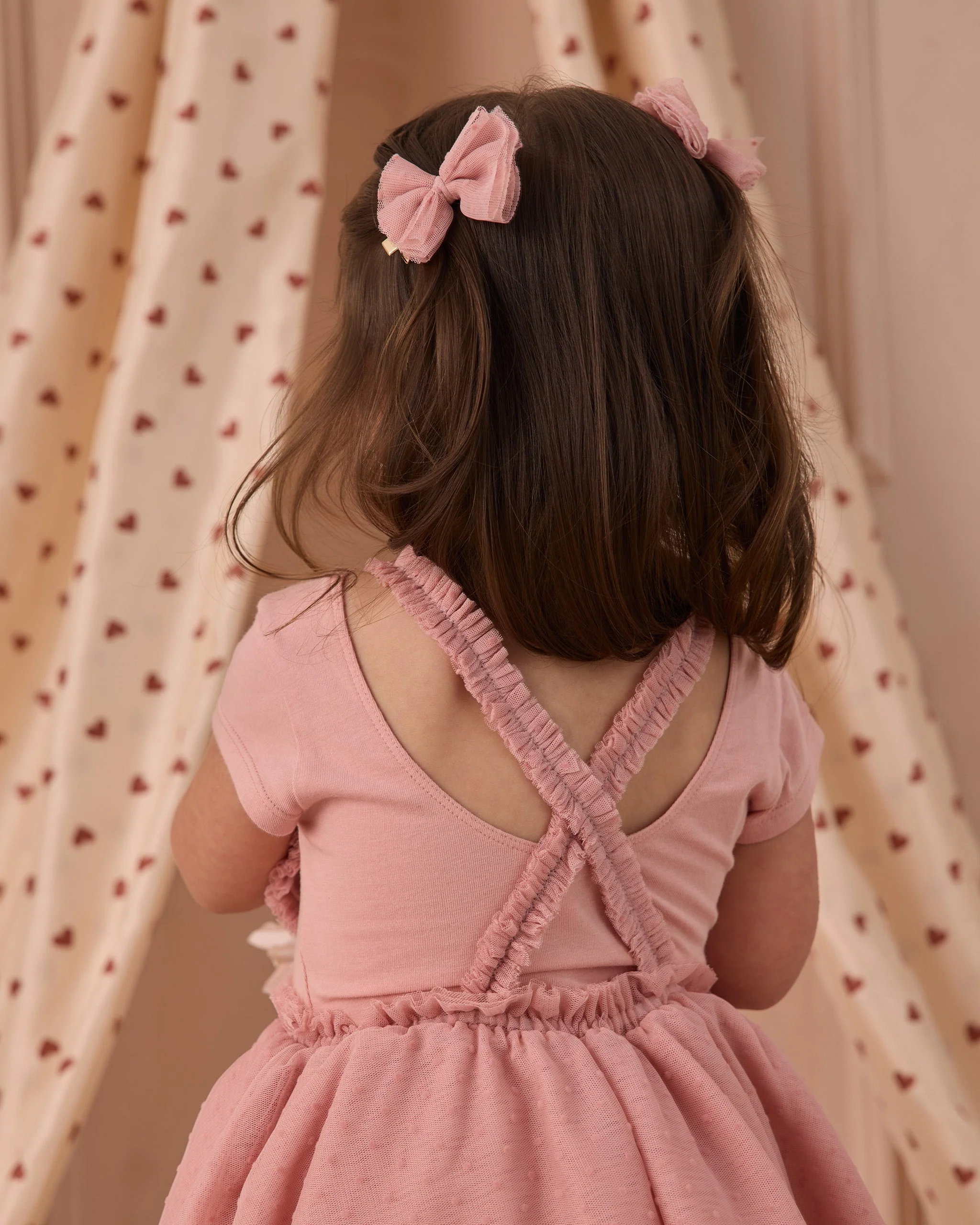 Flutter Tulle Clips Pink - Image 3