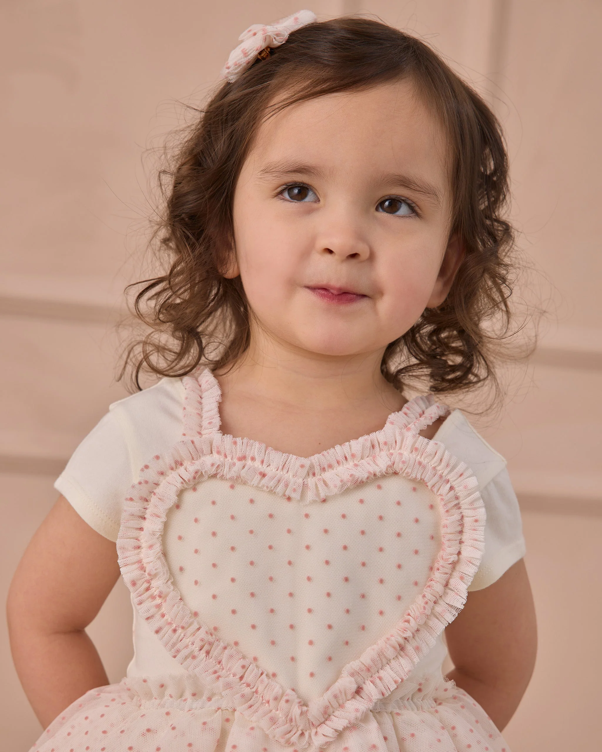 Flutter Tulle Clips Pink Dots - Image 4