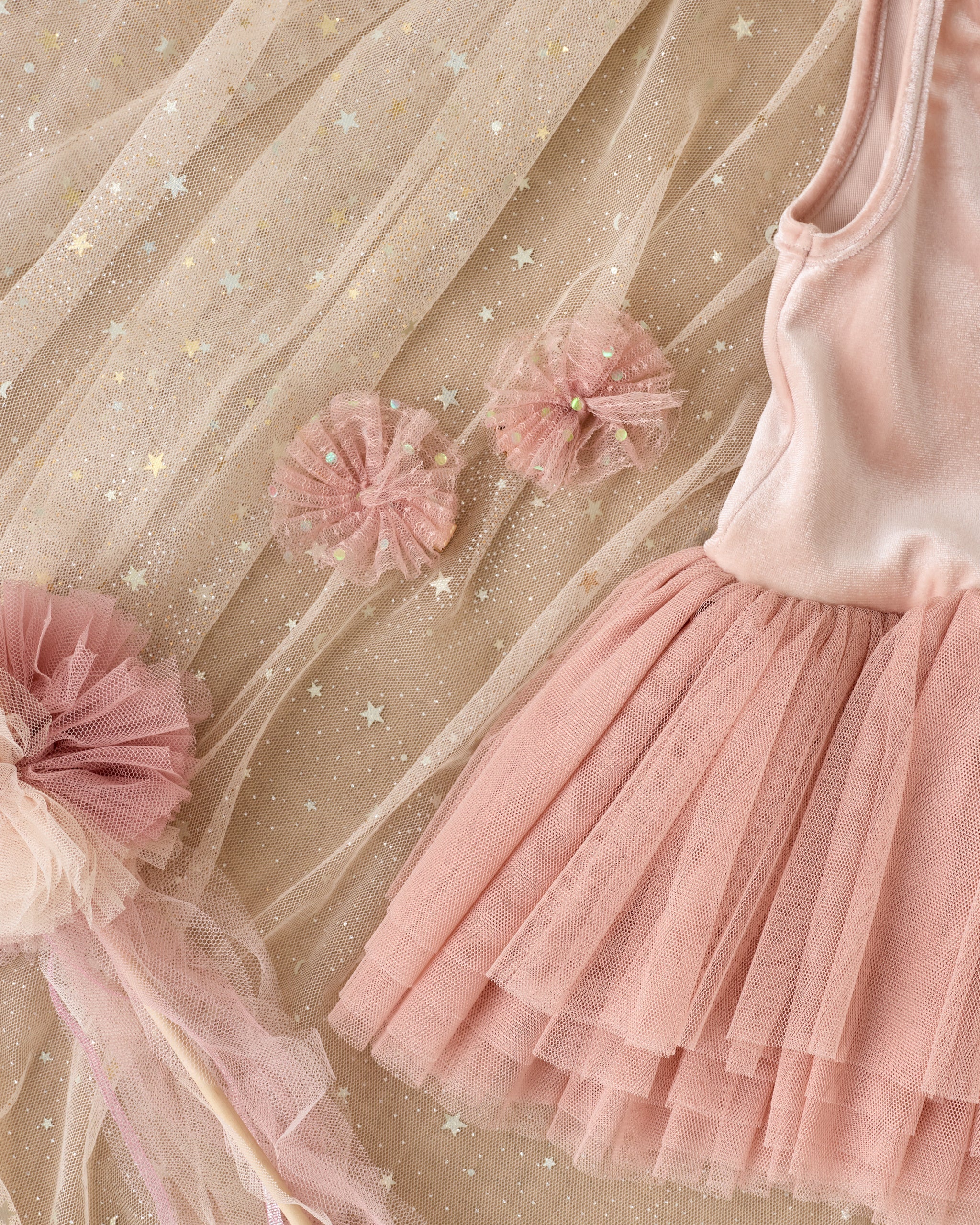 Flutter Tulle Clips | Rose - Image 7