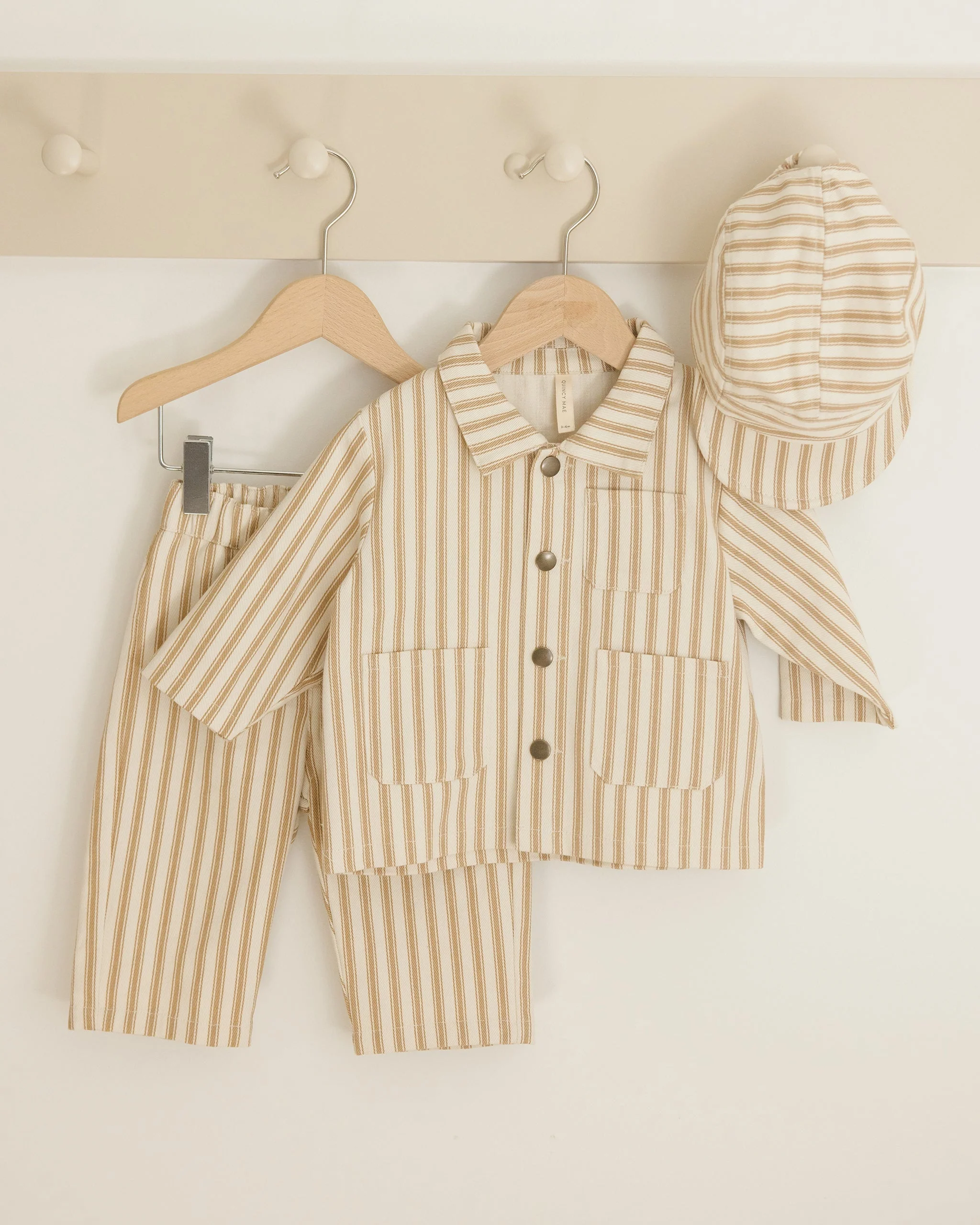 Grayson Pant || Gold Pinstripe - Image 4