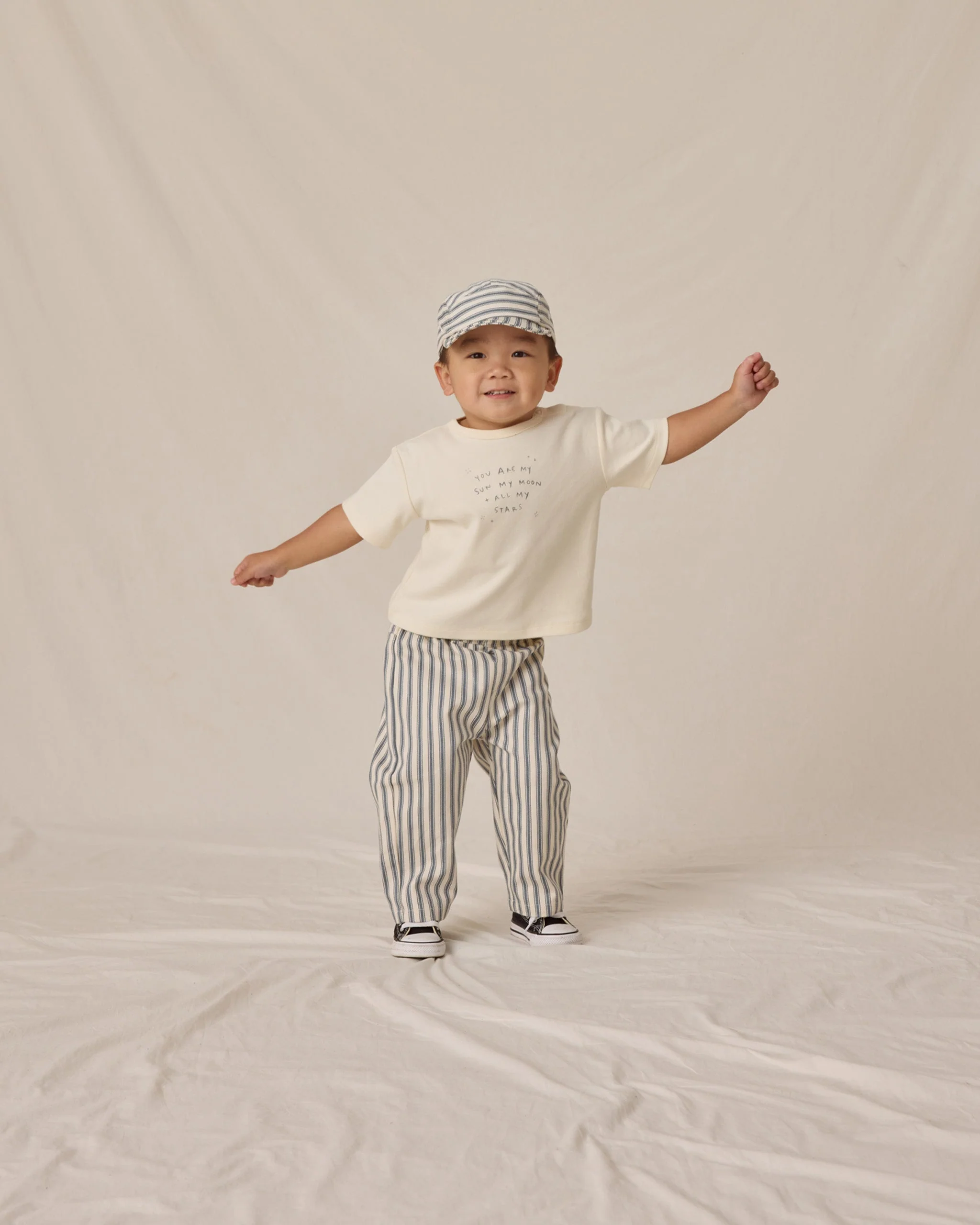 Grayson Pant || Ocean Pinstripe - Image 3