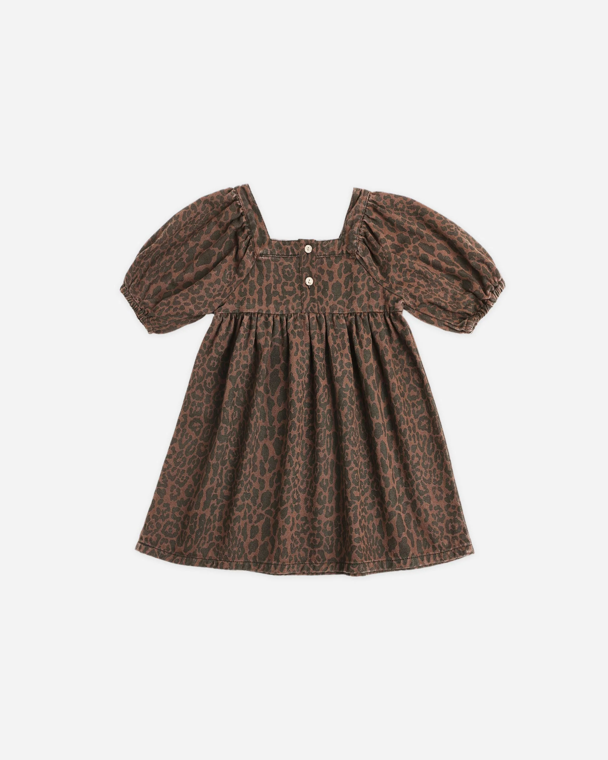 Gretta Babydoll Dress || Leopard - Image 2