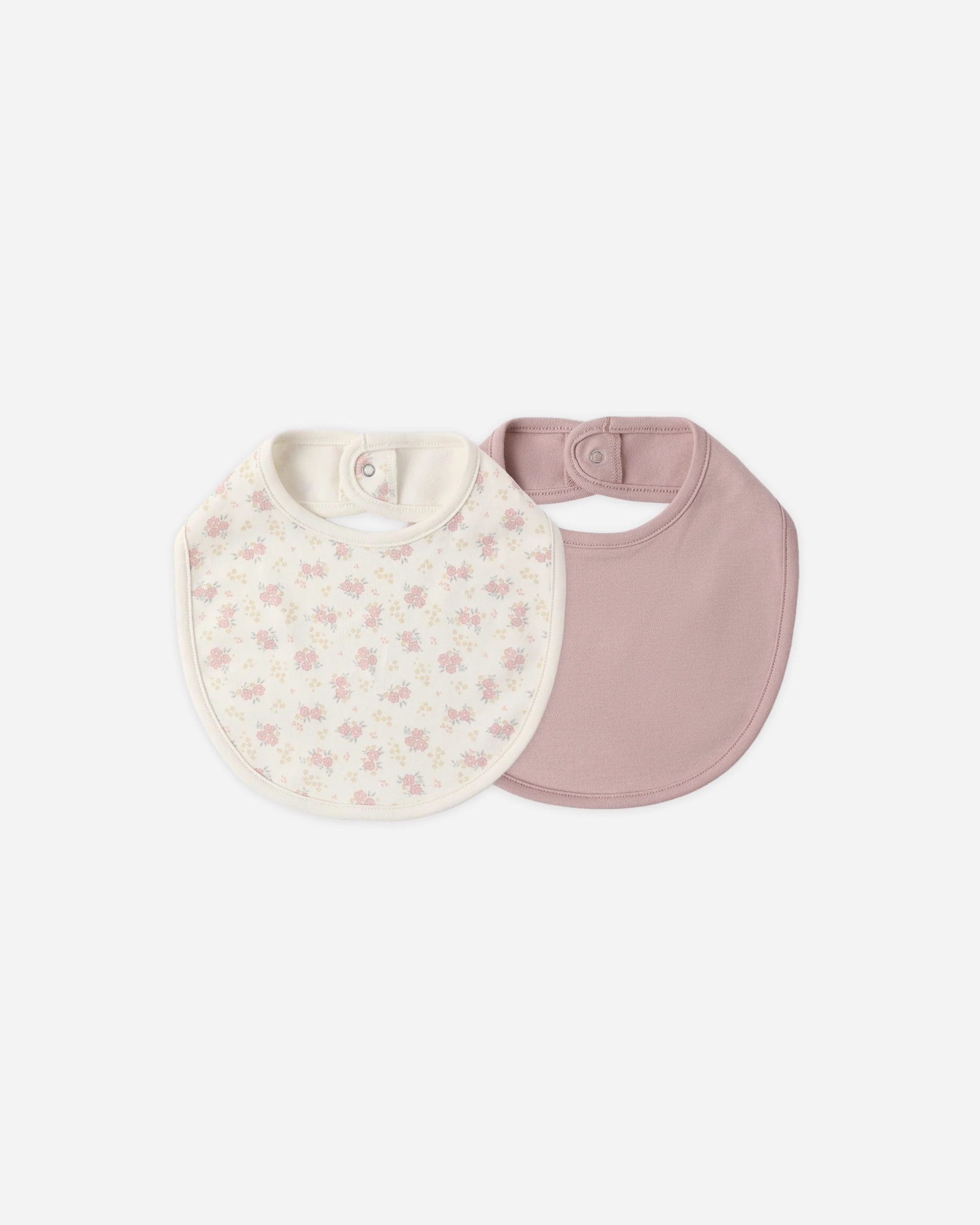 Jersey Snap Bib Pack Flower Field, Mauve