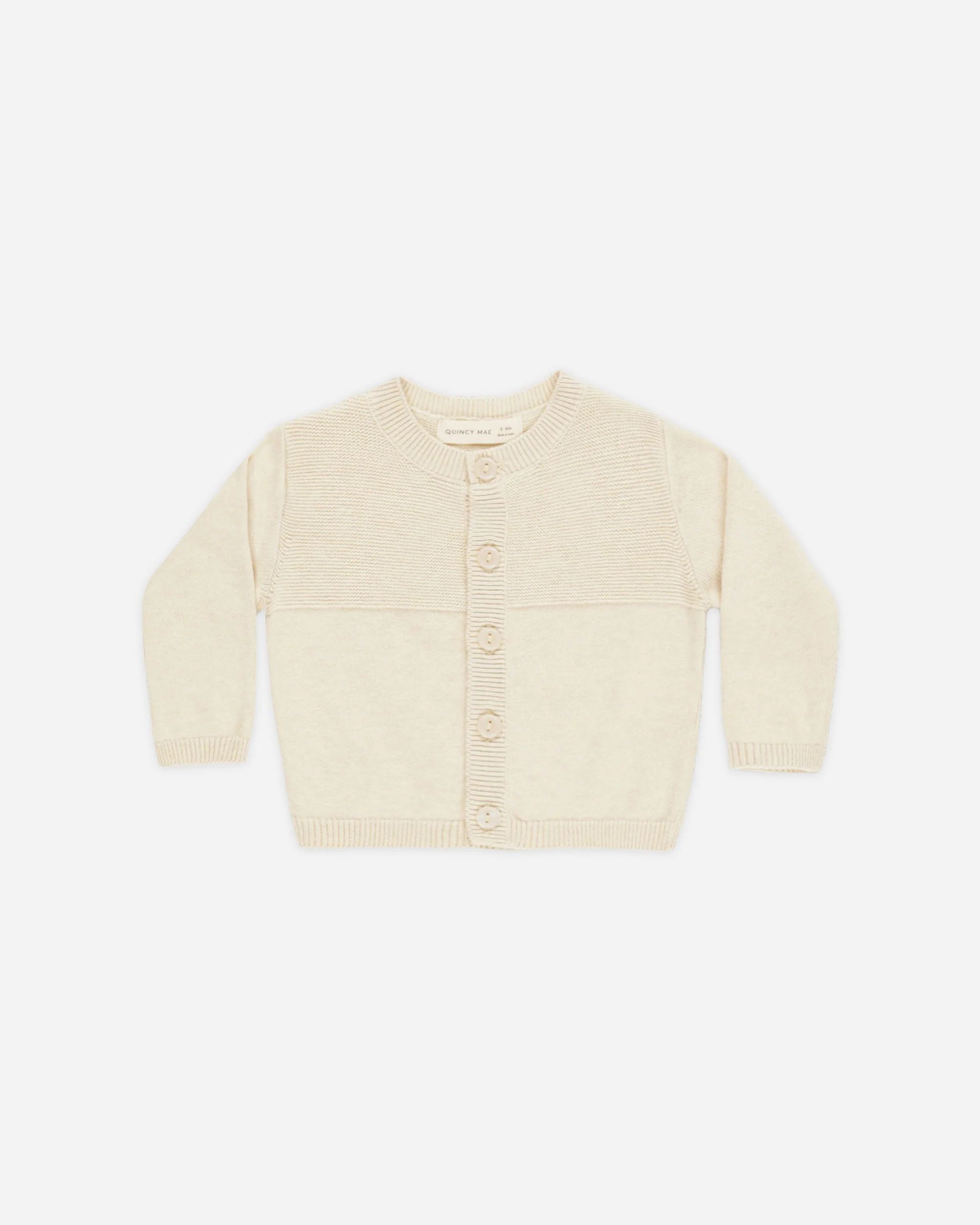 Knit Cardigan || Heathered Natural