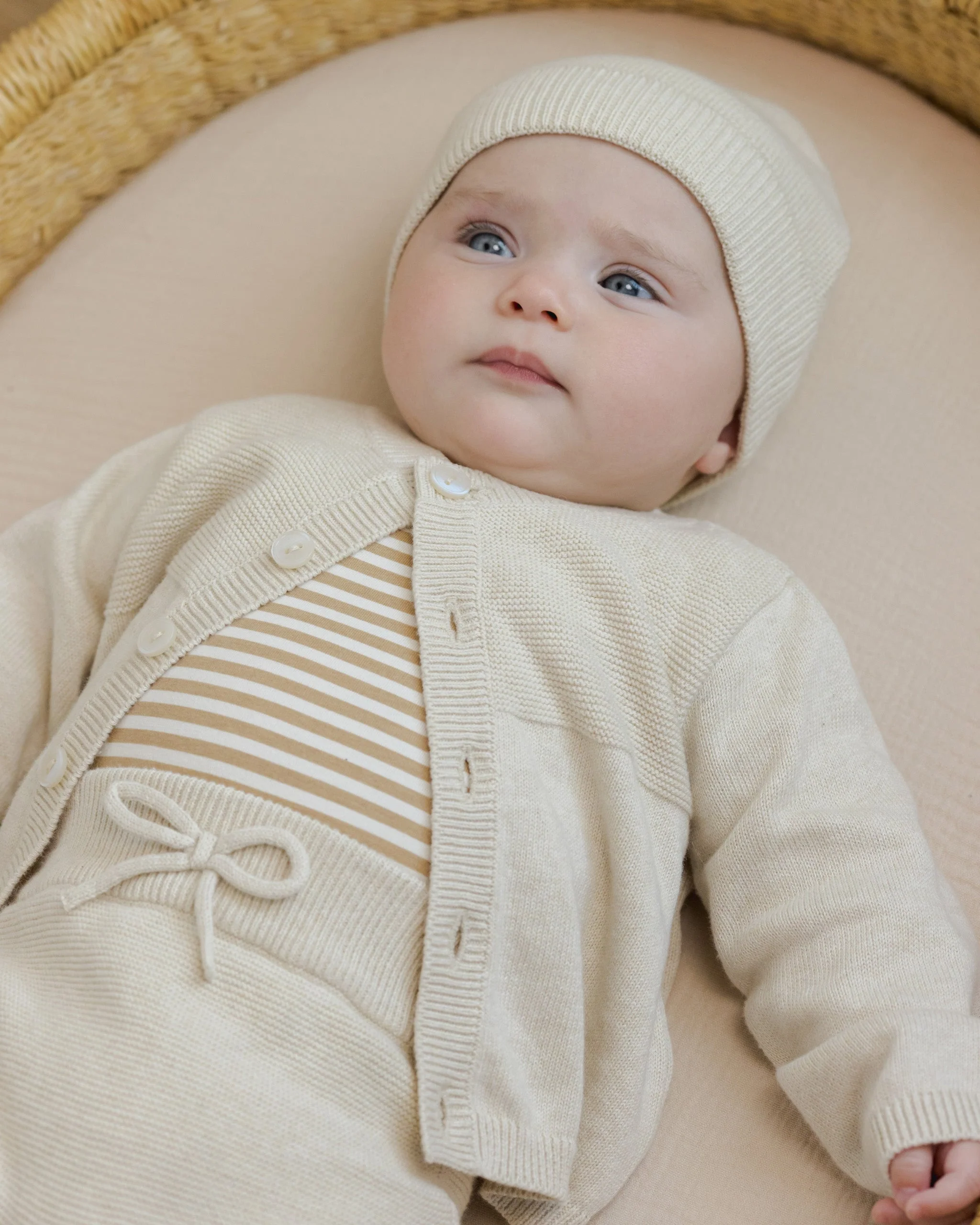 Knit Cardigan || Heathered Natural - Image 5