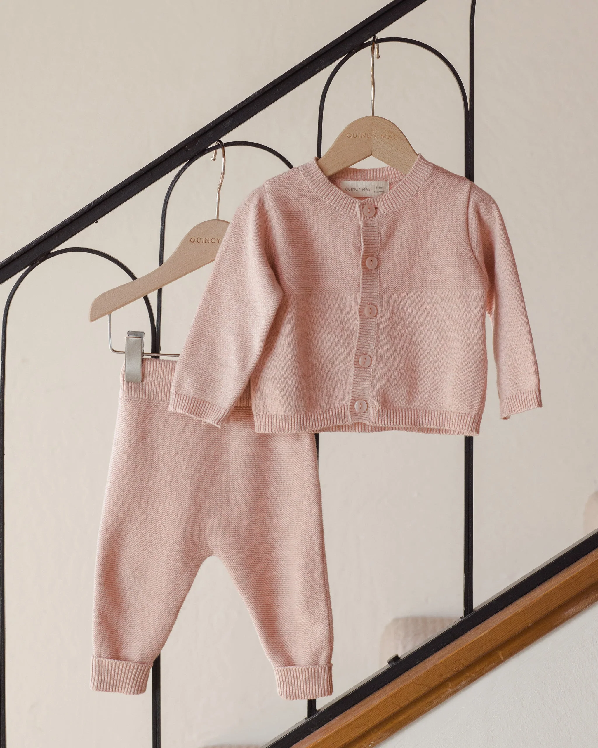 Knit Cardigan || Heathered Rose - Image 6