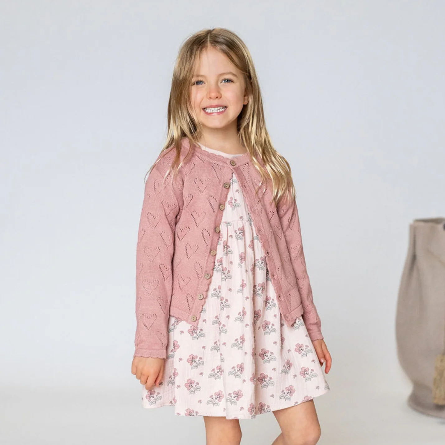 Knit Cardigan || Lipstick - Image 3