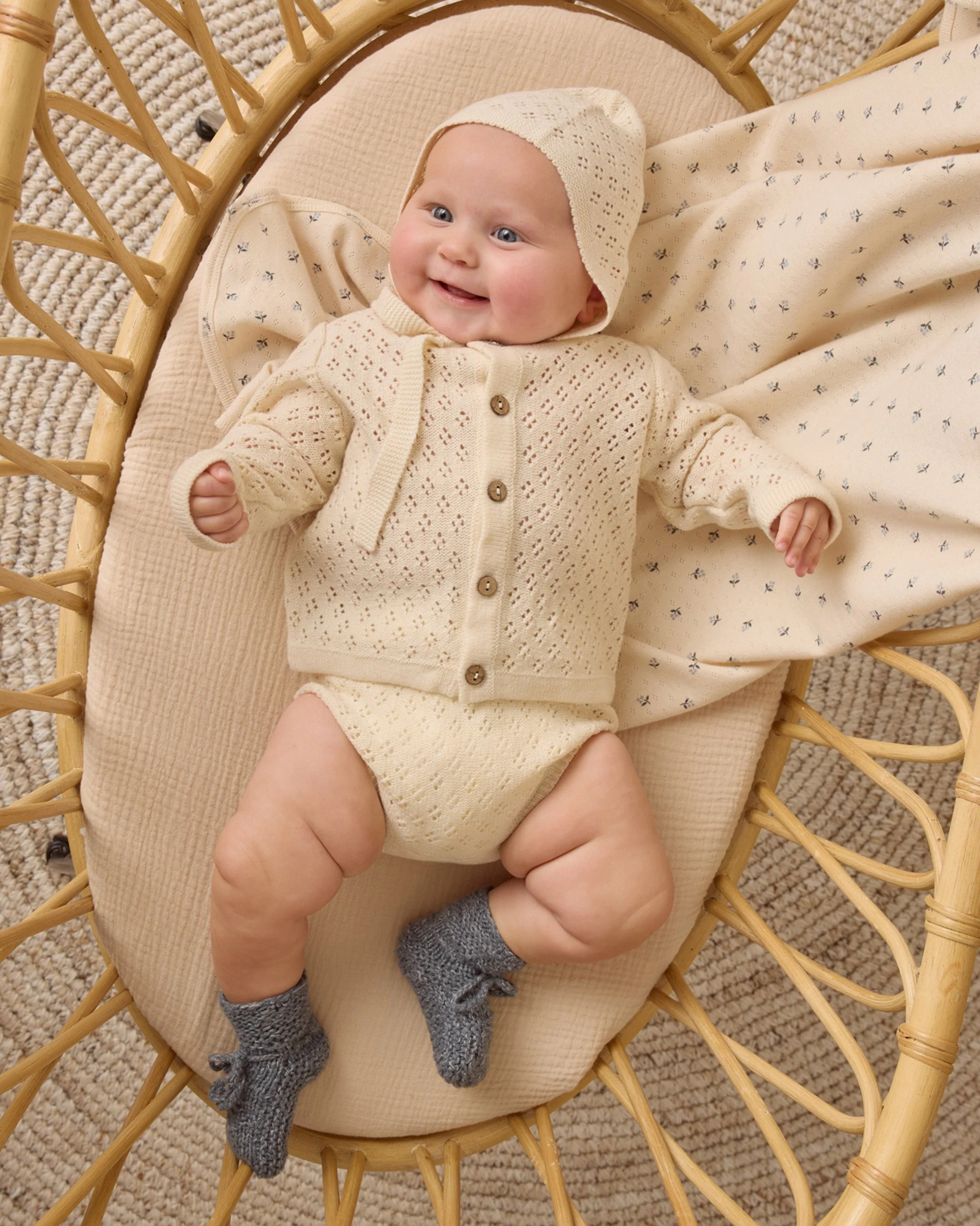 Knit Cardigan || Natural - Image 5