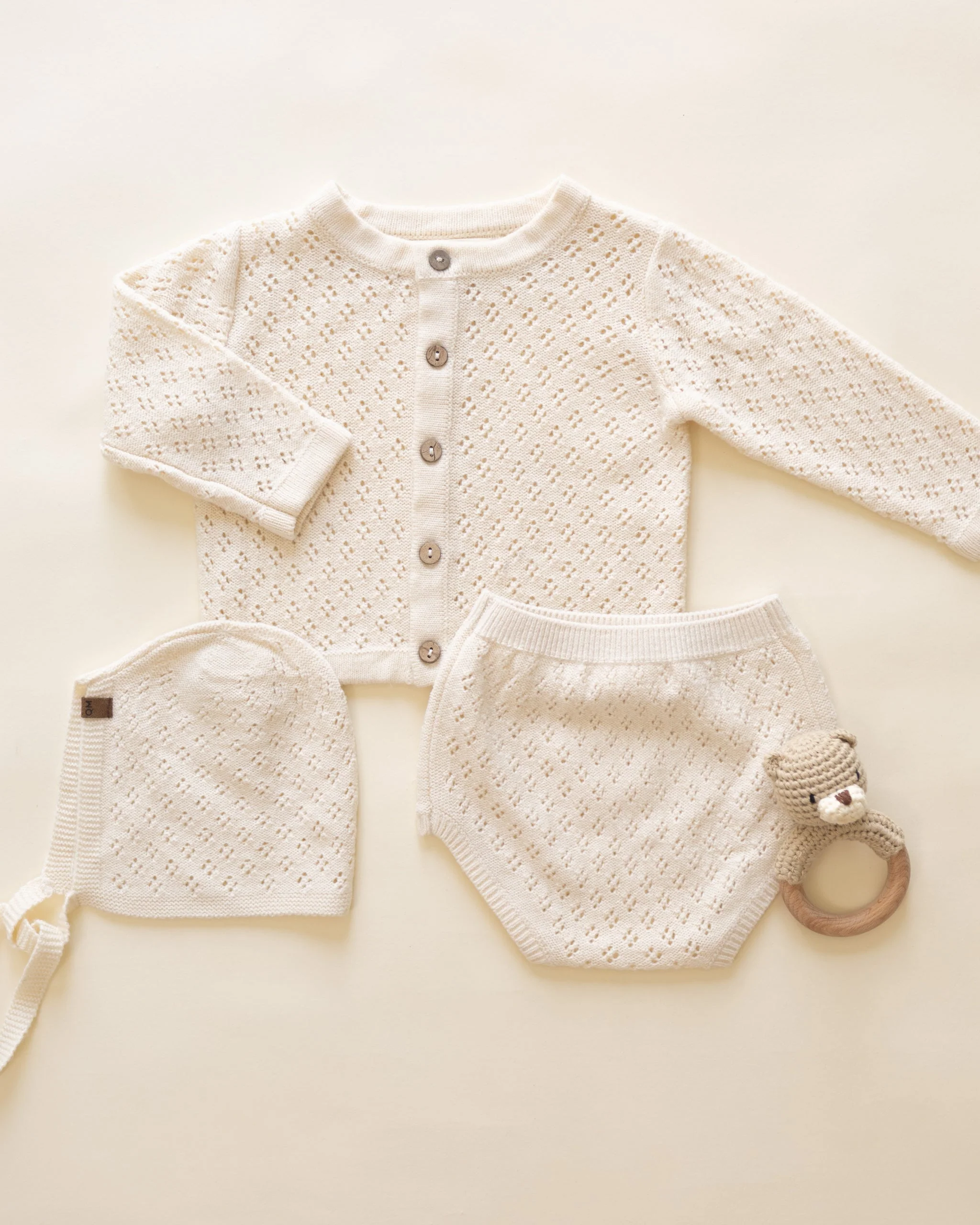 Knit Cardigan || Natural - Image 8
