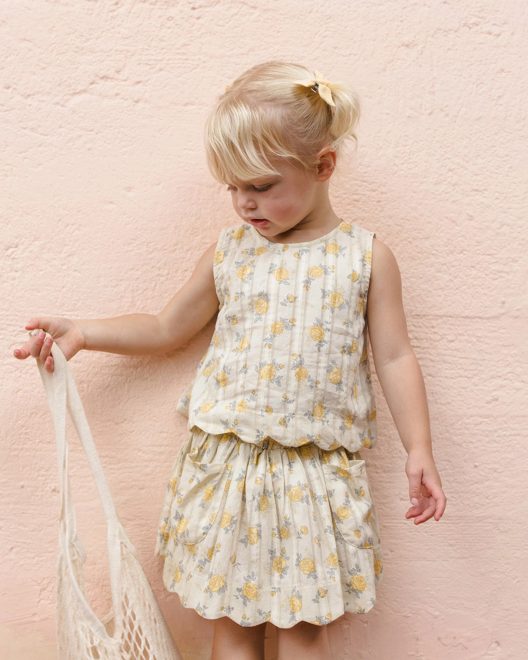 Lenny Skirt Lemon Ditsy Flower - Image 2