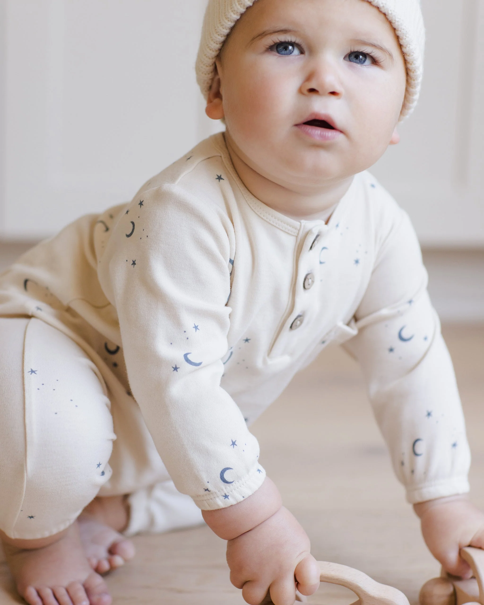 Long Sleeve Pocket Jumpsuit || Moons - Image 3